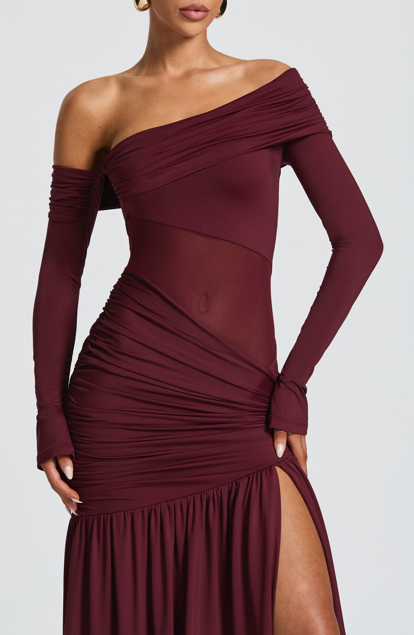 Vestido Maxi Ettalie - Laca de Cereza