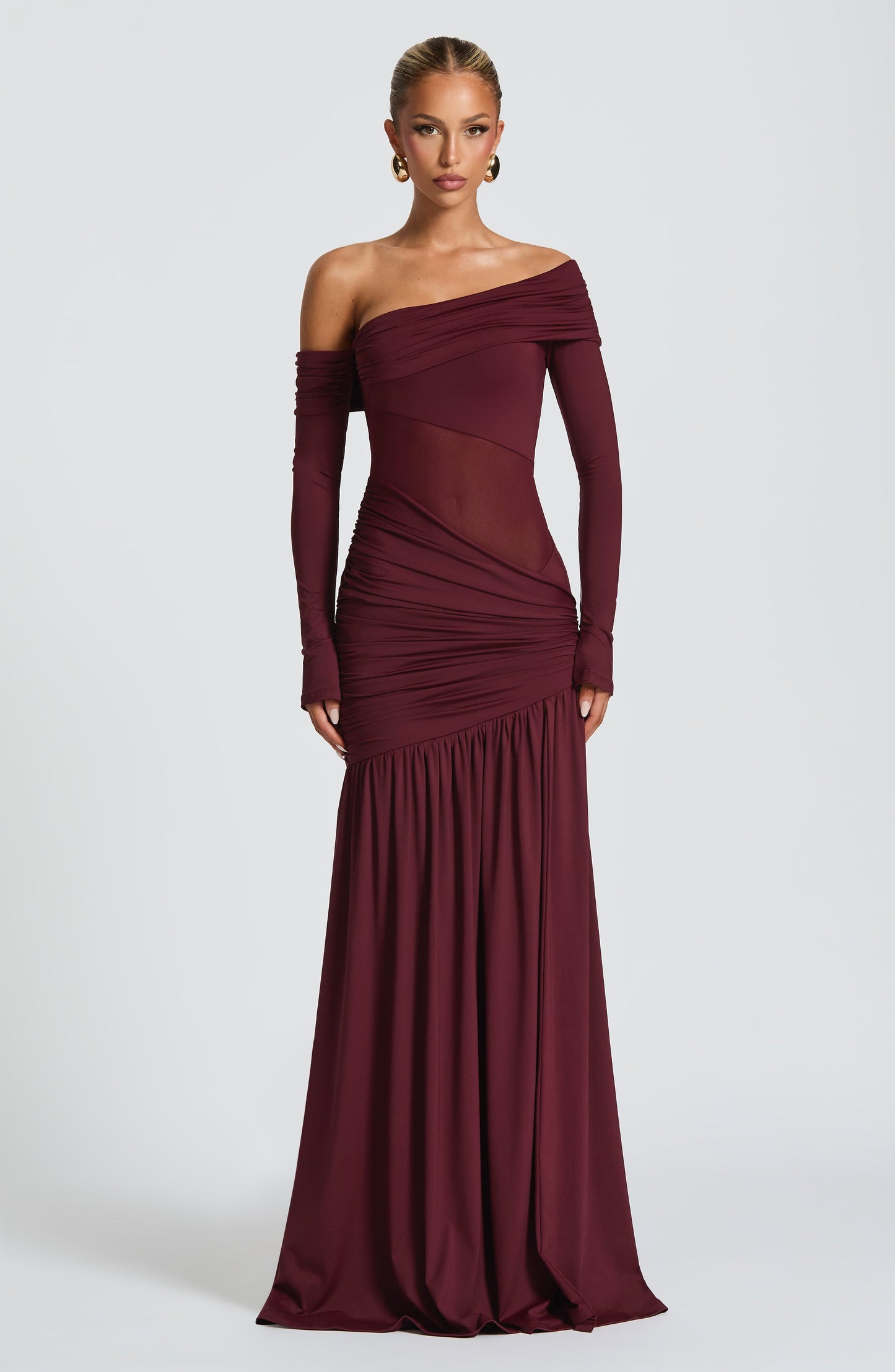Vestido Maxi Ettalie - Laca de Cereza