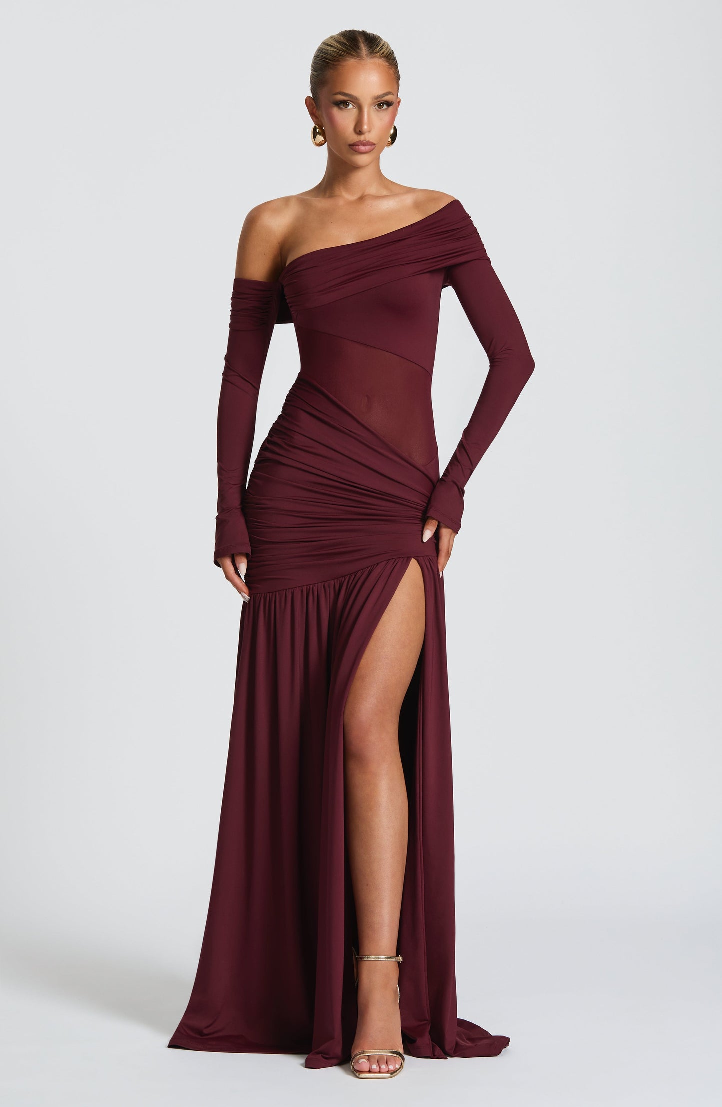 Vestido Maxi Ettalie - Laca de Cereza