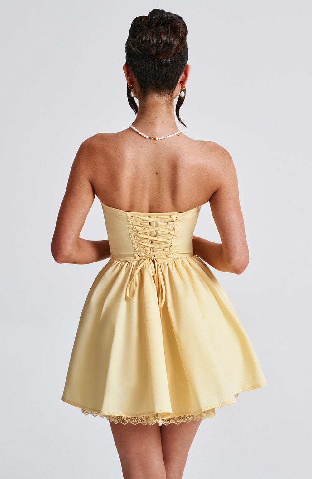 Vestido Mini Evie - Limón