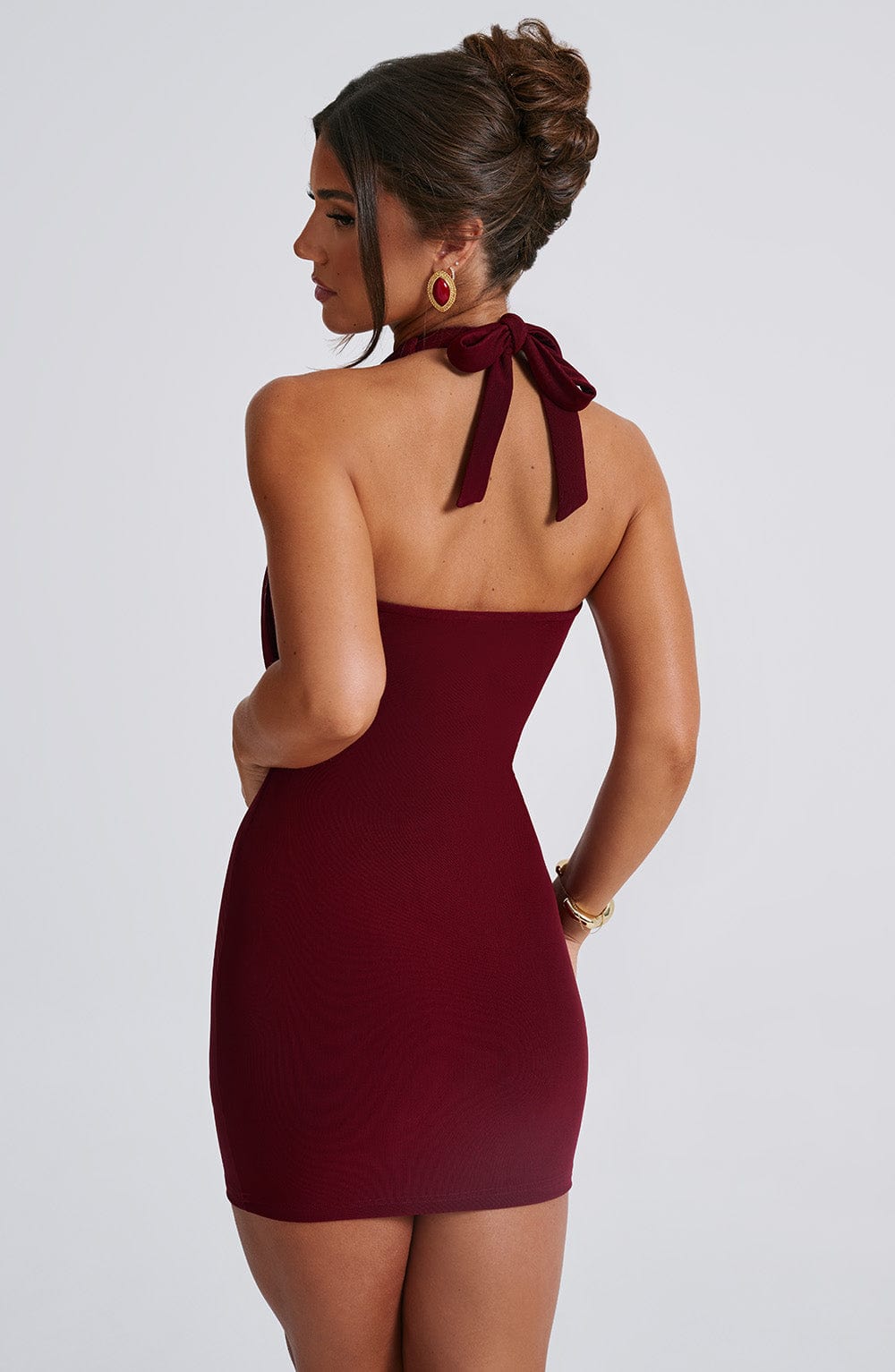 Vestido Mini Fallon - Burdeos