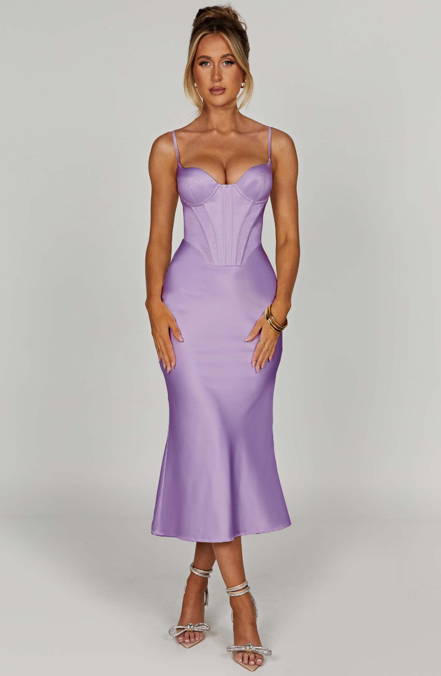Vestido Midi Farrah - Morado