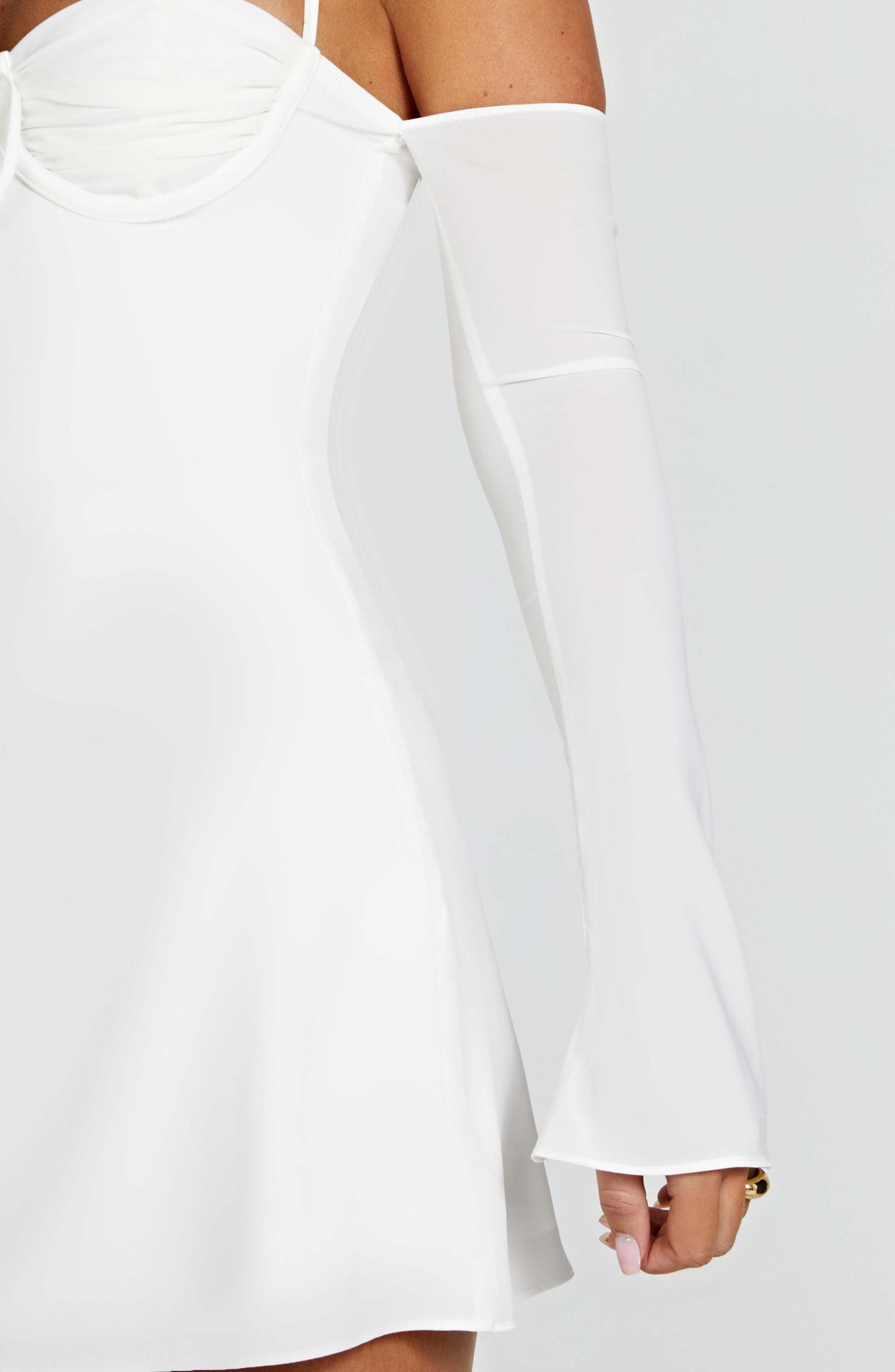Vestido Mini Fiona - Marfil