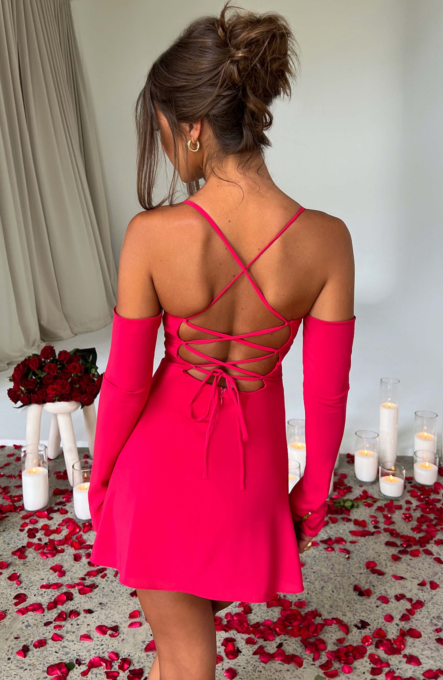 Vestido Mini Fiona - Rosa