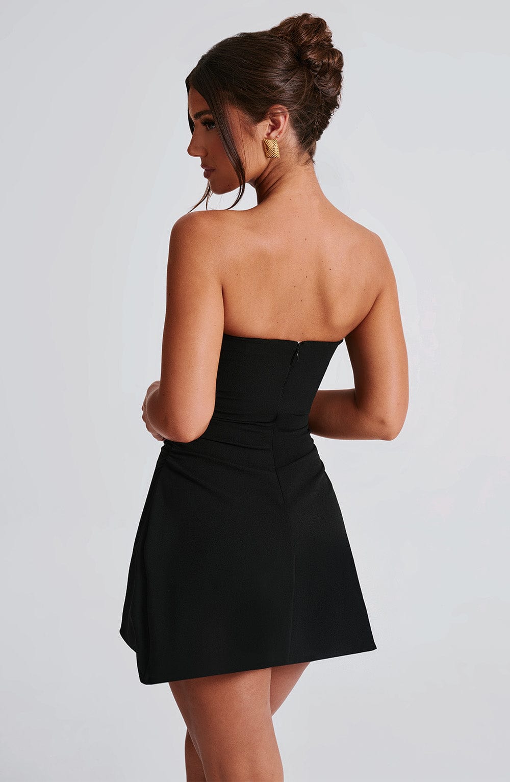 Vestido Mini Fleur - Negro