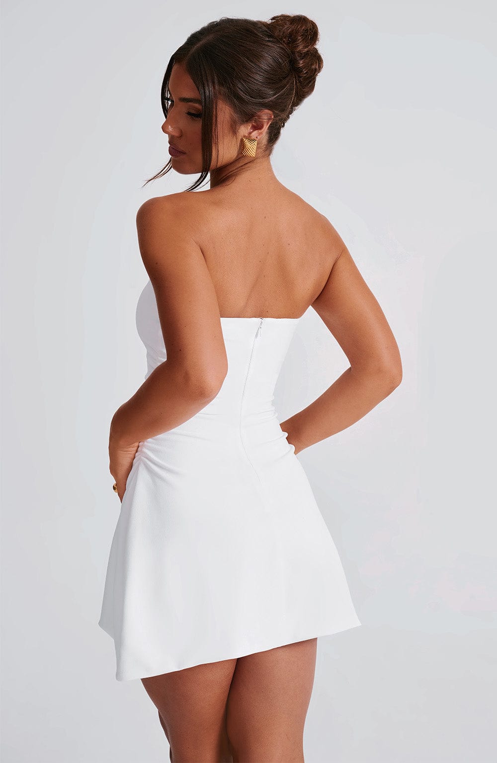 Vestido Mini Fleur - Marfil