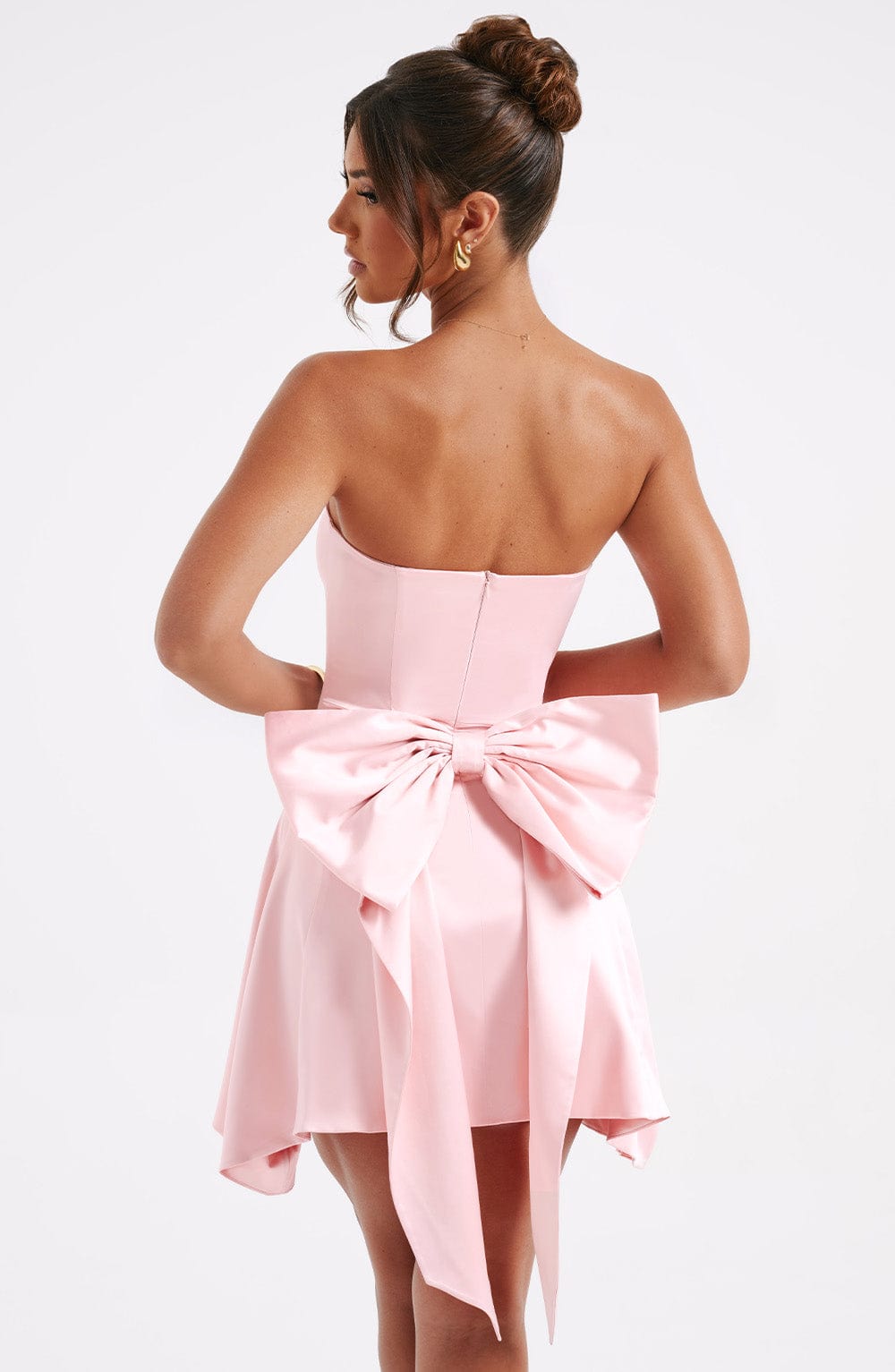 Vestido Mini Freja - Rosa claro
