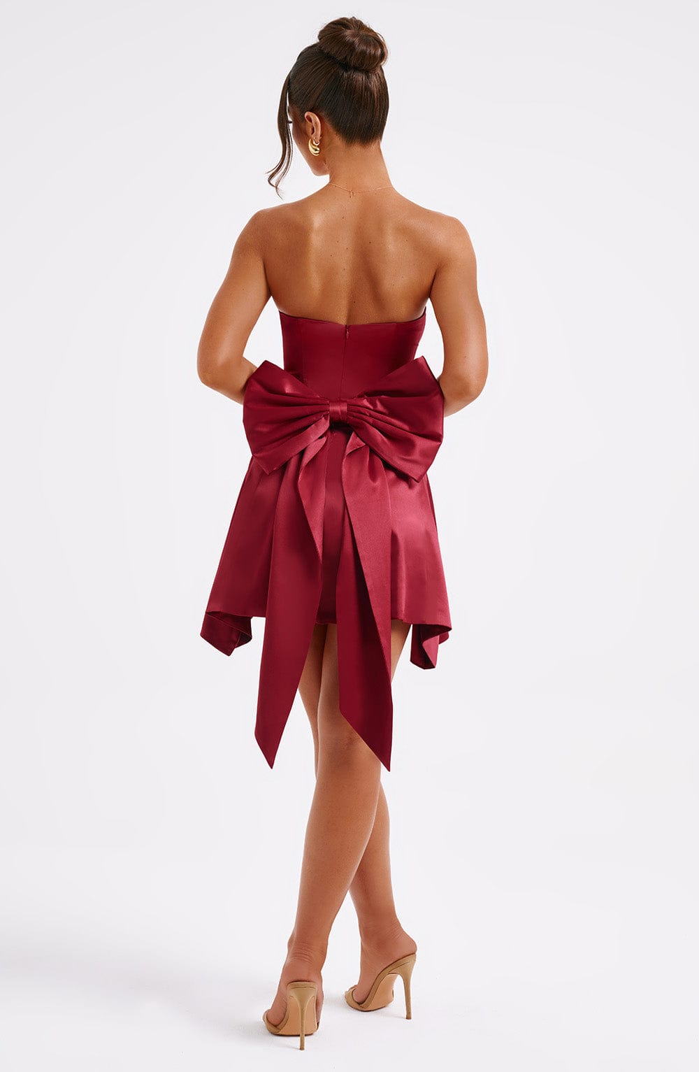 Vestido Mini Freja - Burdeos