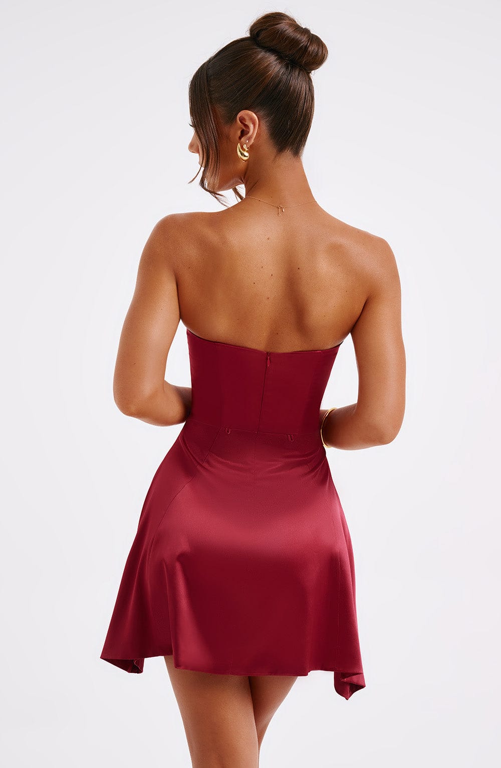 Vestido Mini Freja - Burdeos