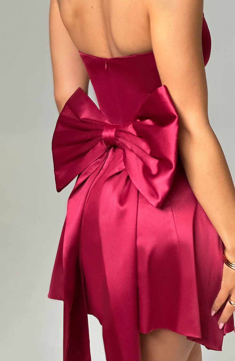 Vestido Mini Freja - Burdeos