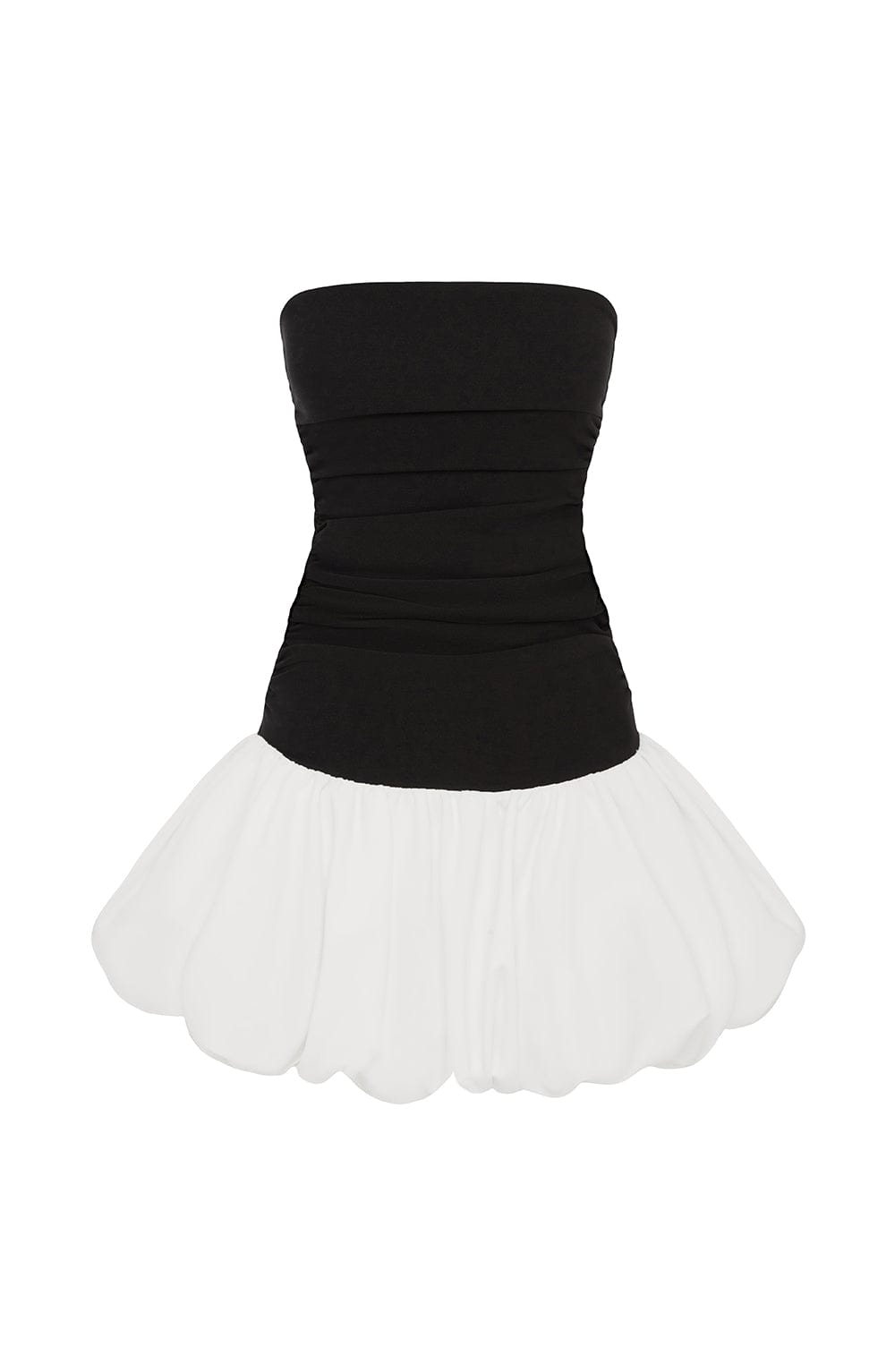 Vestido Mini Gemma - Negro/Blanco
