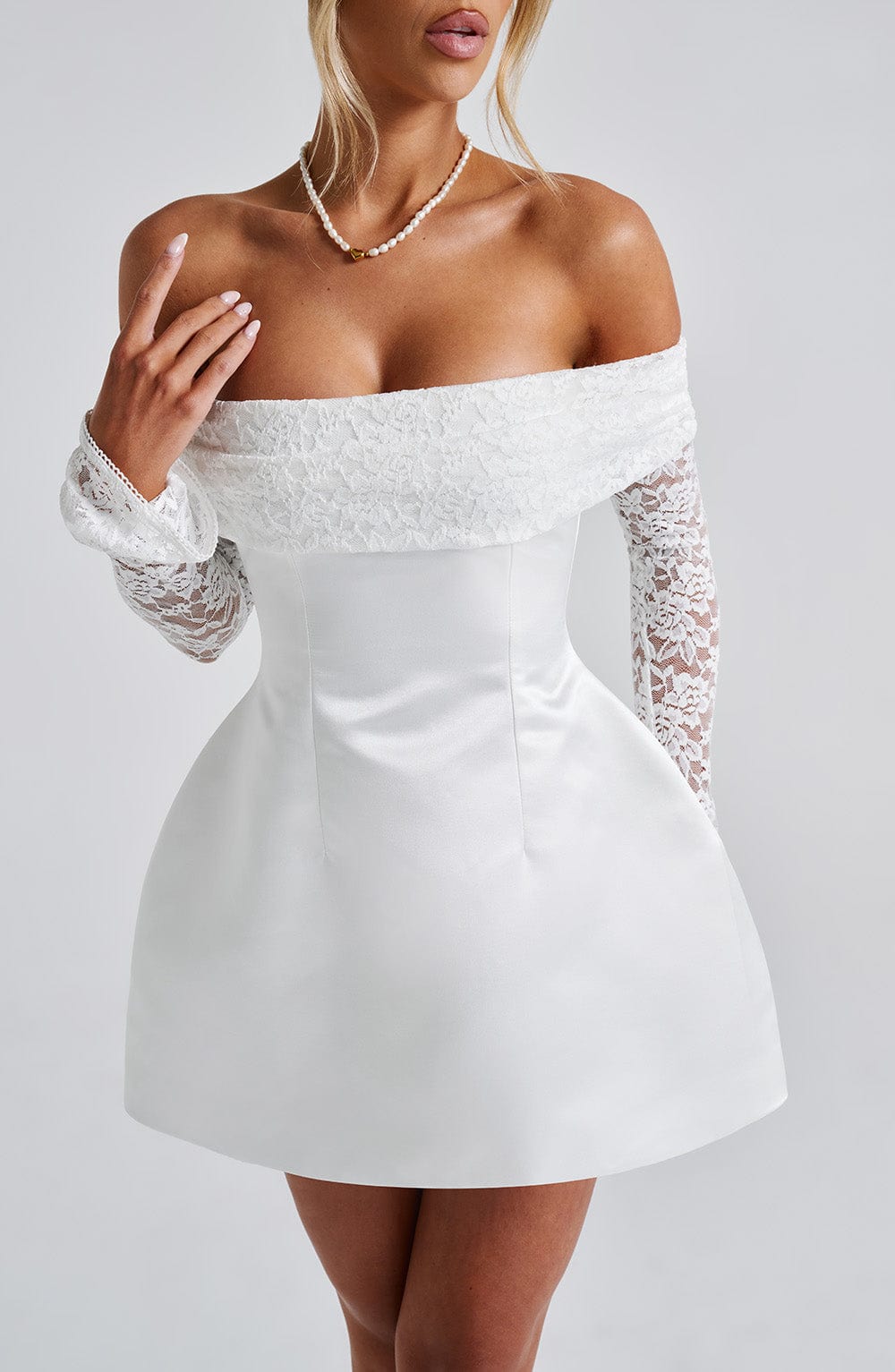 Vestido Mini Georgianna - Marfil