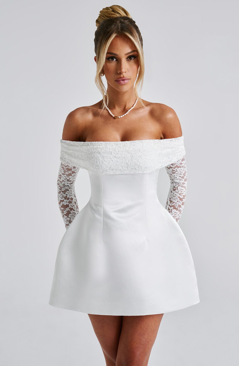 Vestido Mini Georgianna - Marfil