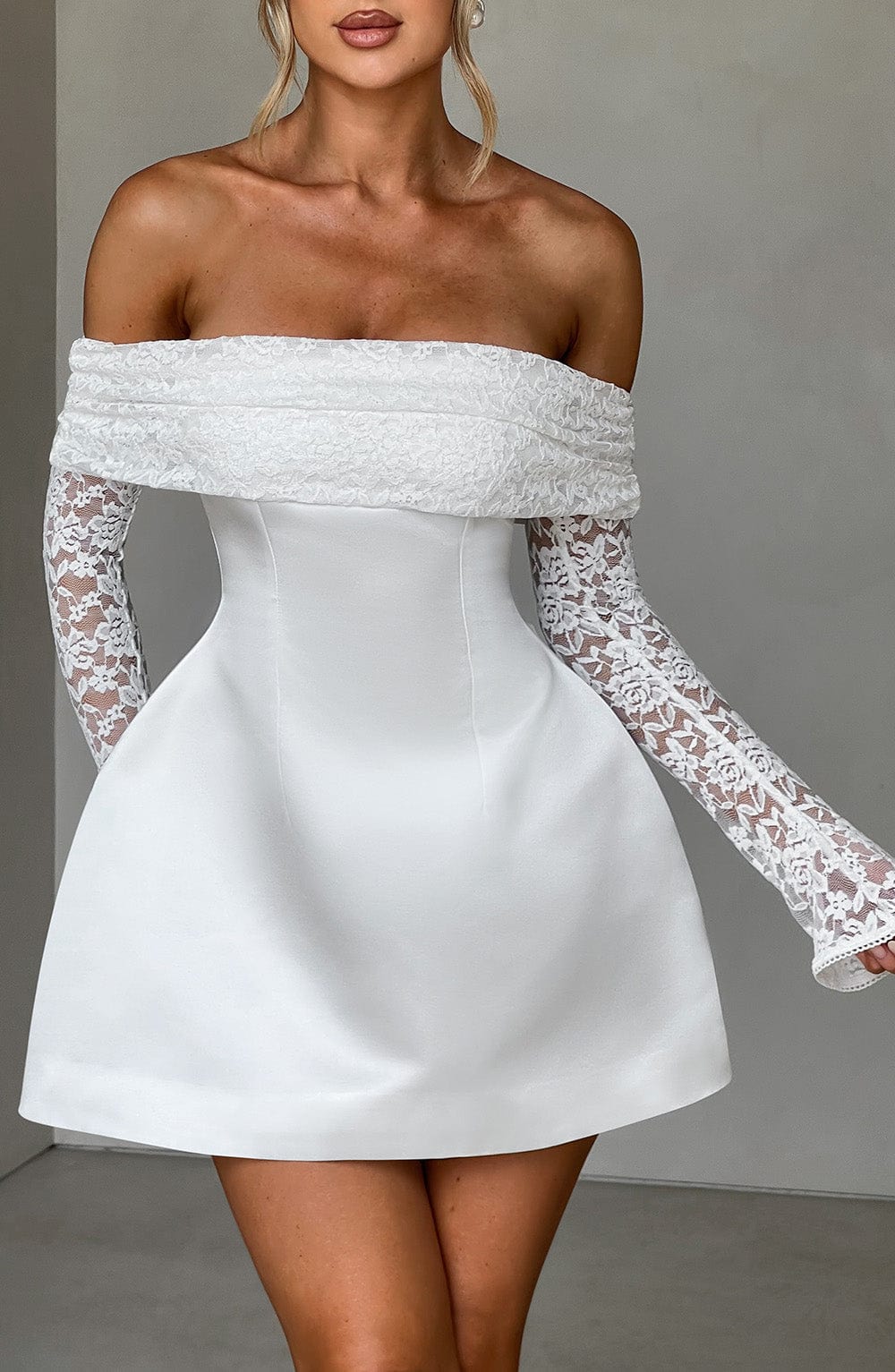 Vestido Mini Georgianna - Marfil