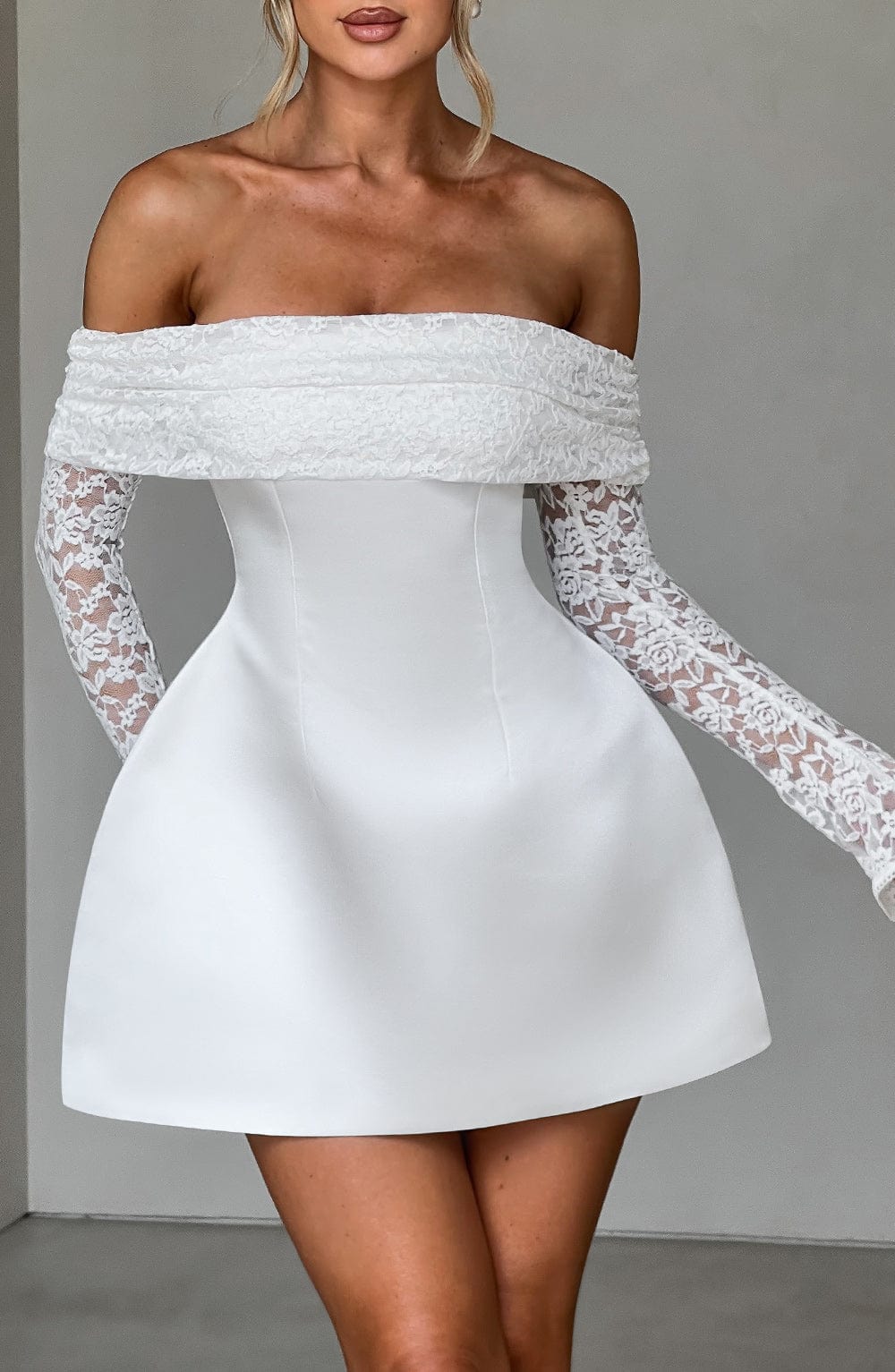 Vestido Mini Georgianna - Marfil