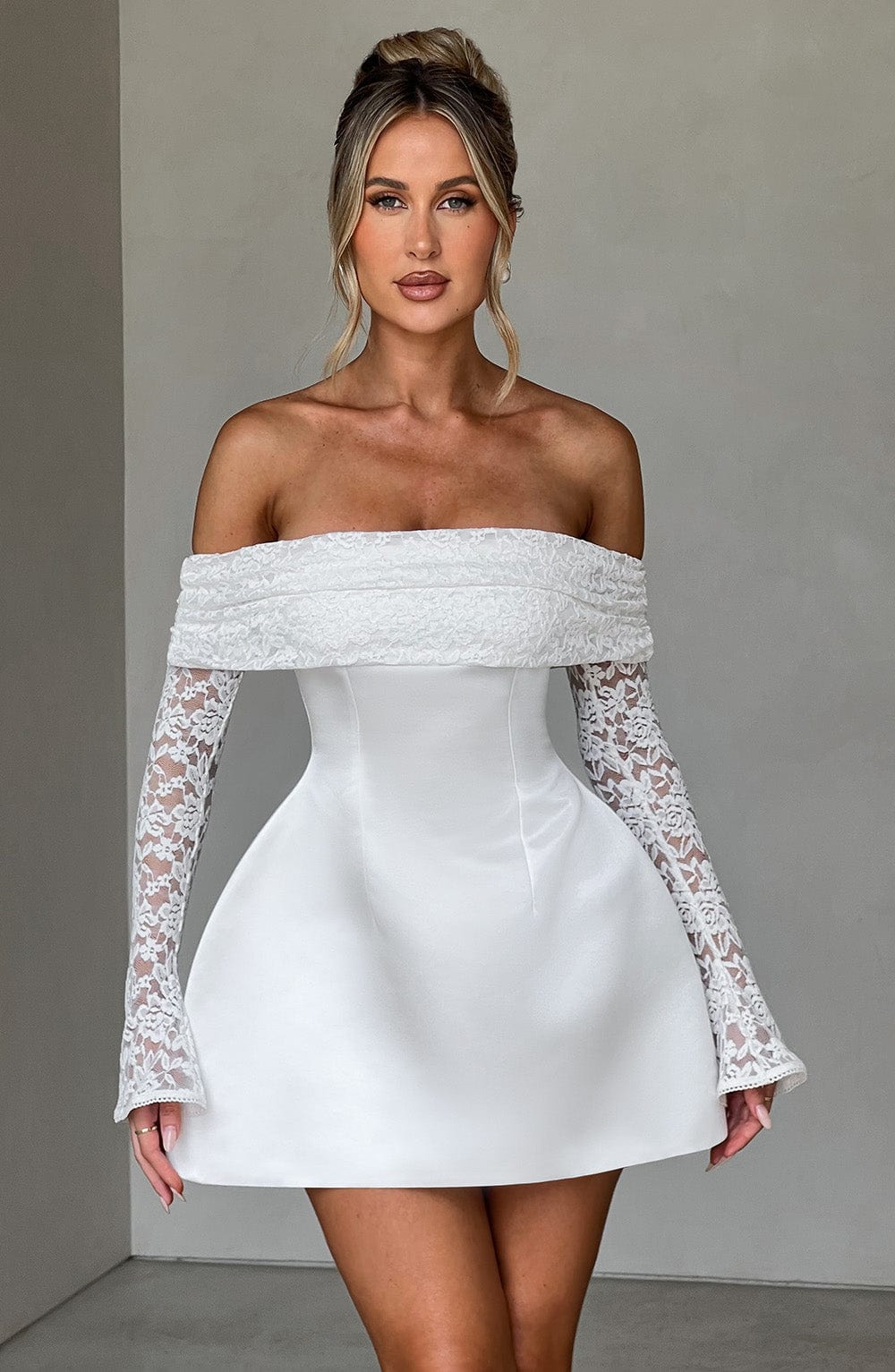 Vestido Mini Georgianna - Marfil