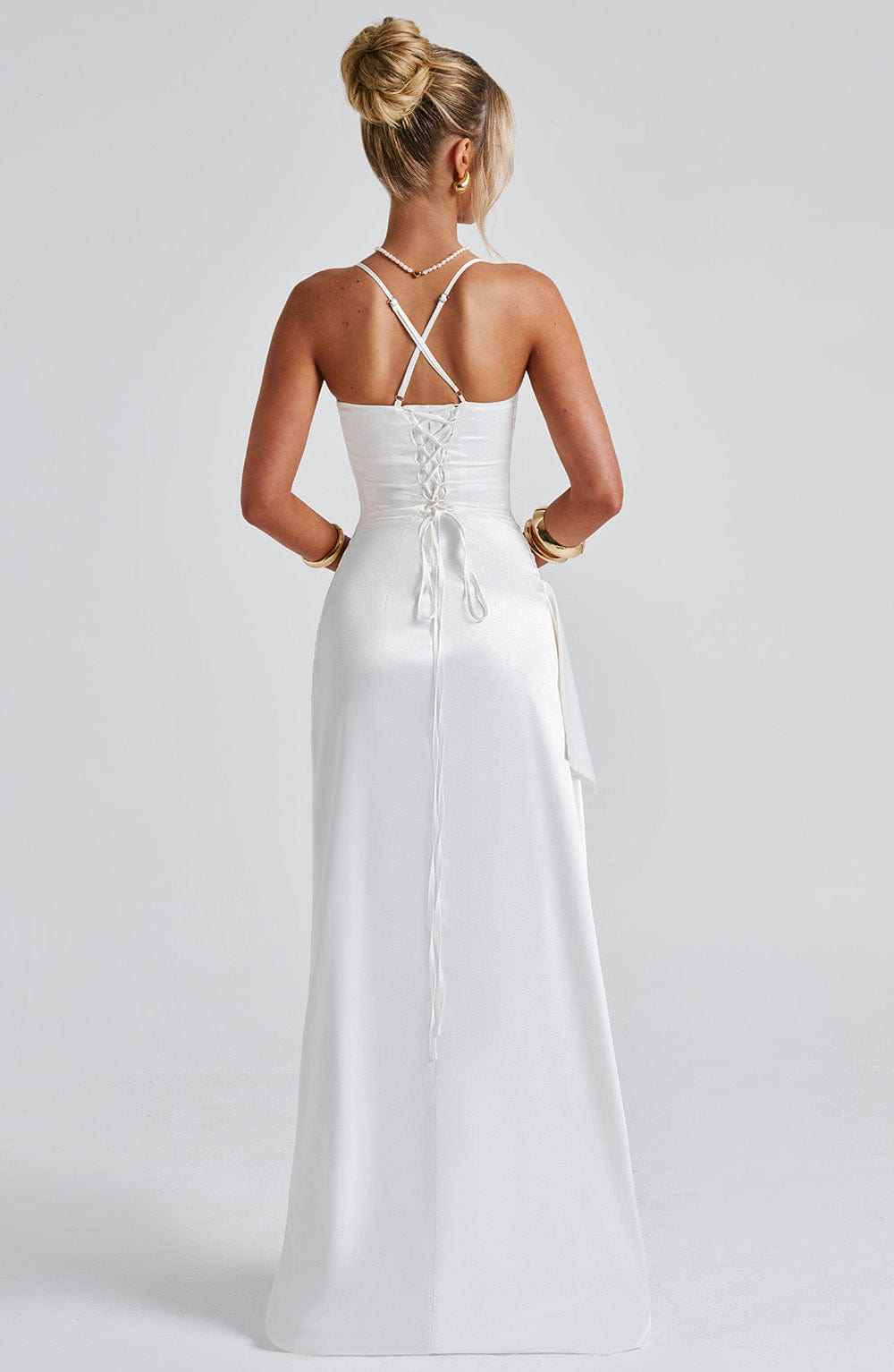 Vestido Maxi Helen - Marfil