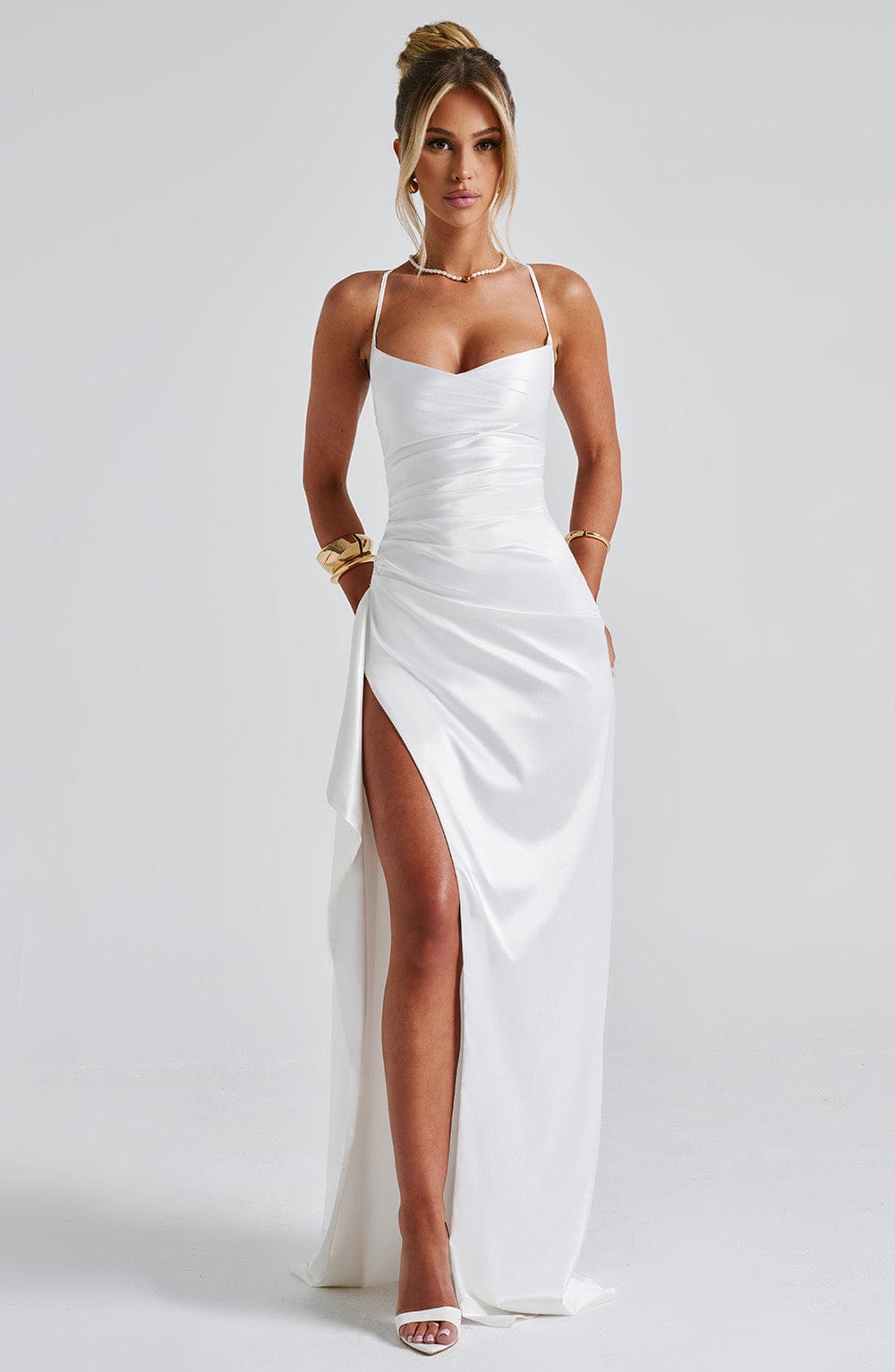 Vestido Maxi Helen - Marfil