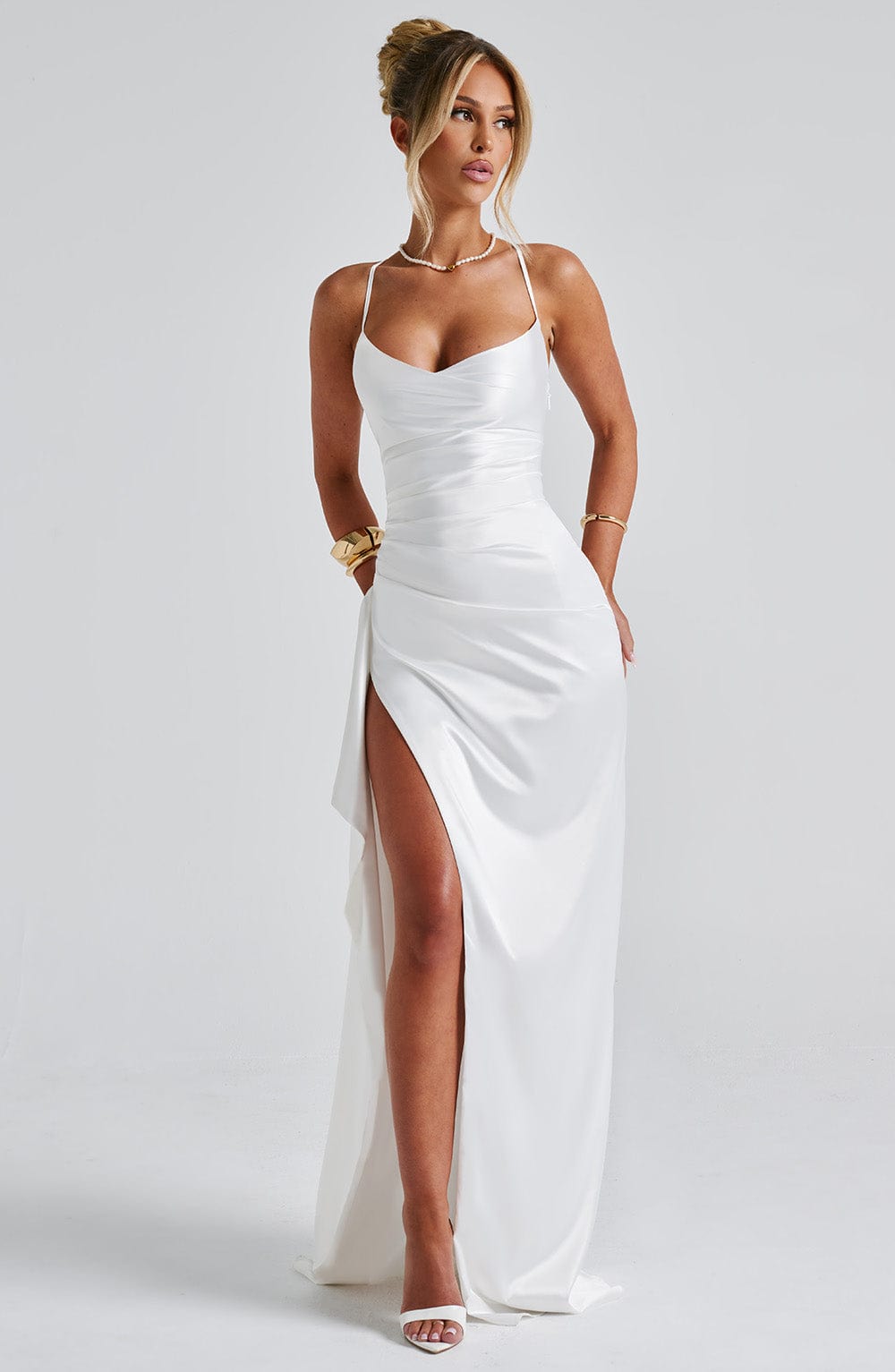 Vestido Maxi Helen - Marfil