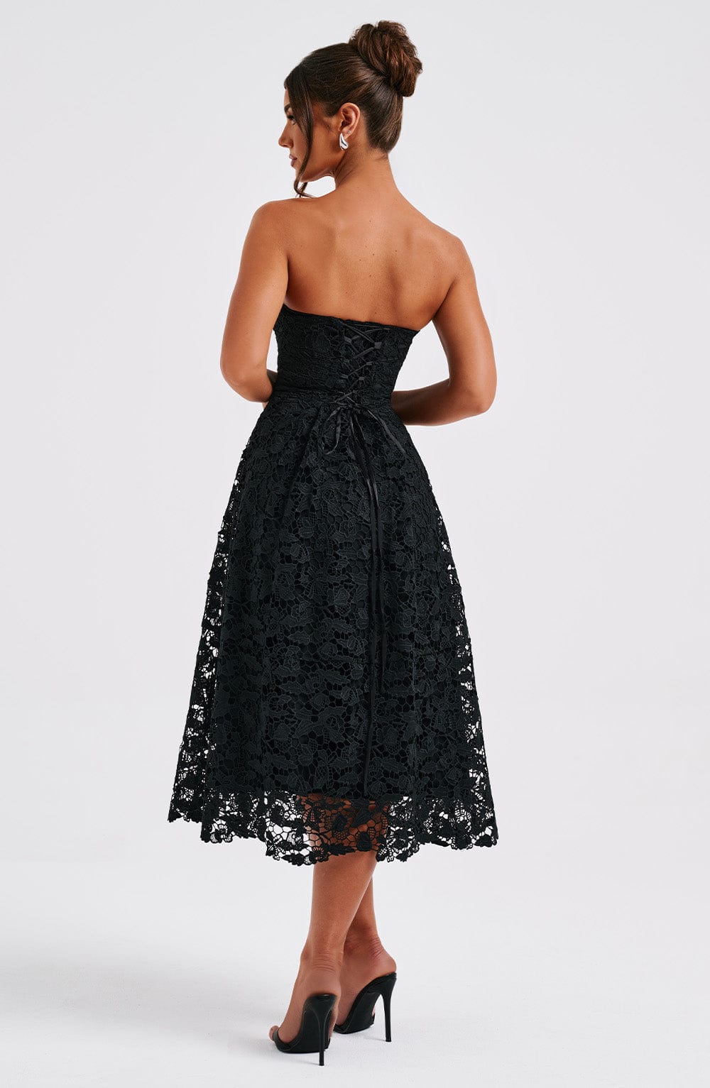 Vestido Midi Ishani - Negro
