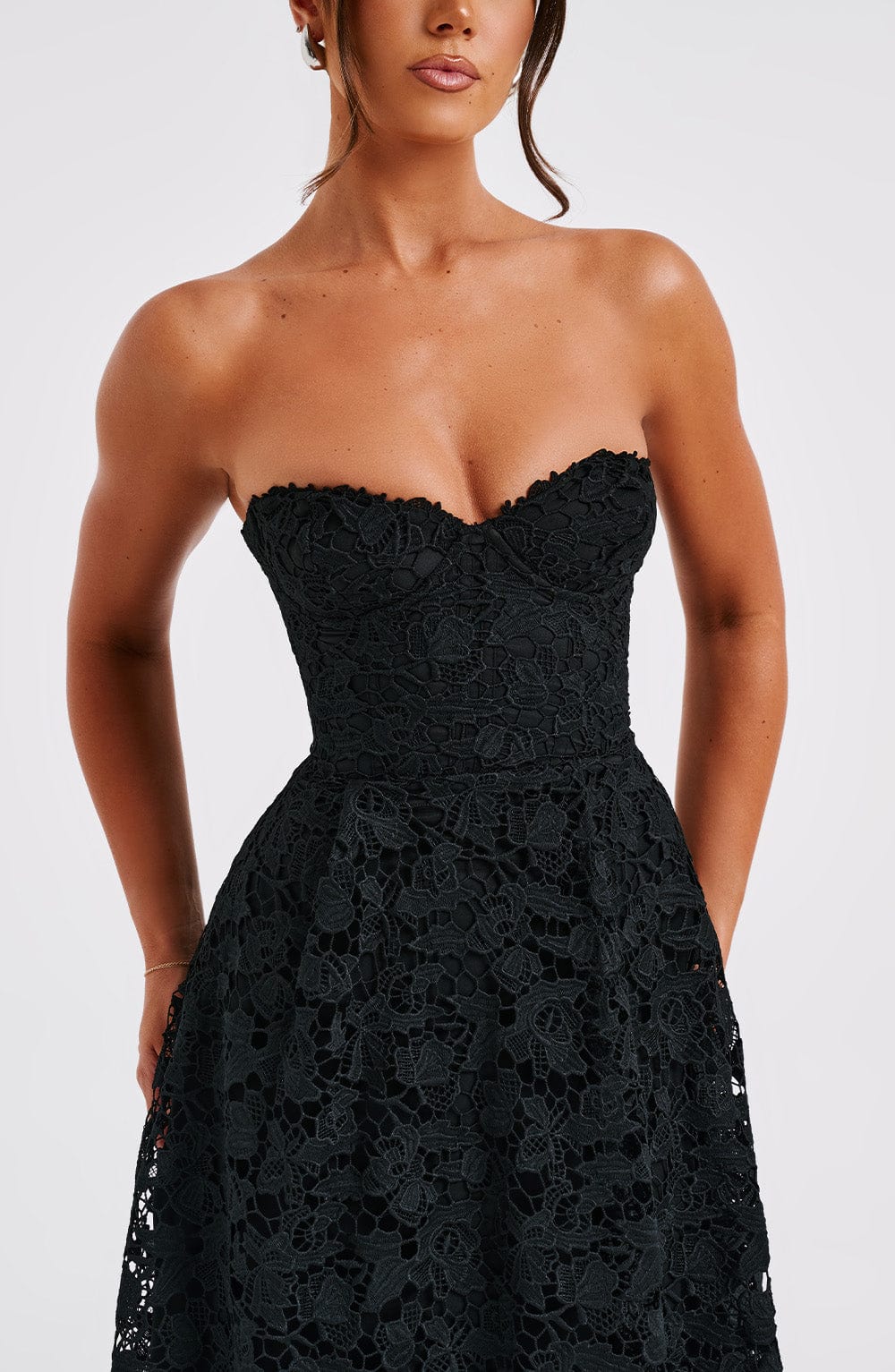 Vestido Midi Ishani - Negro