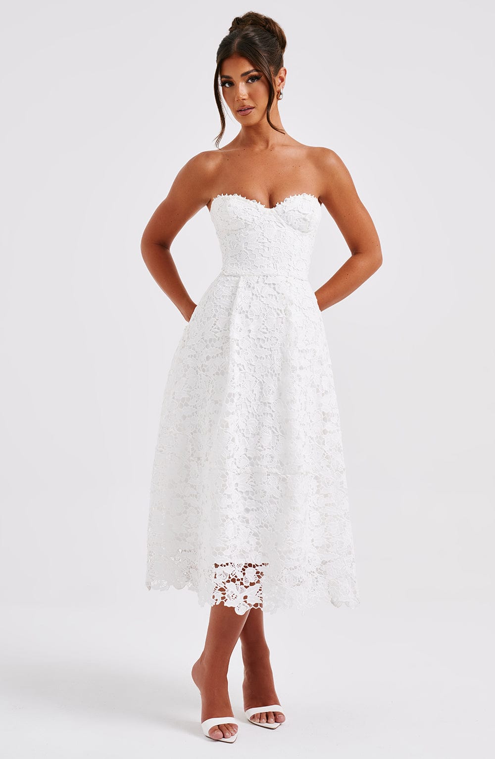 Vestido Midi Ishani - Marfil