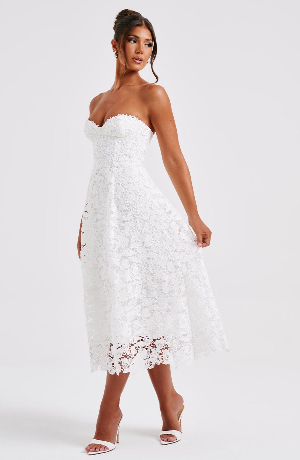 Vestido Midi Ishani - Marfil