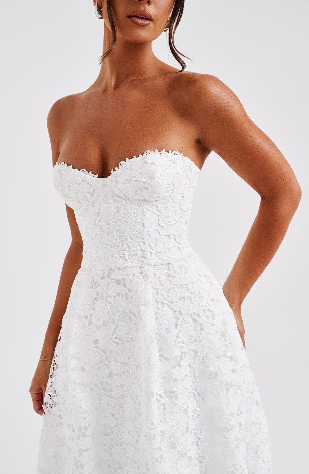Vestido Midi Ishani - Marfil