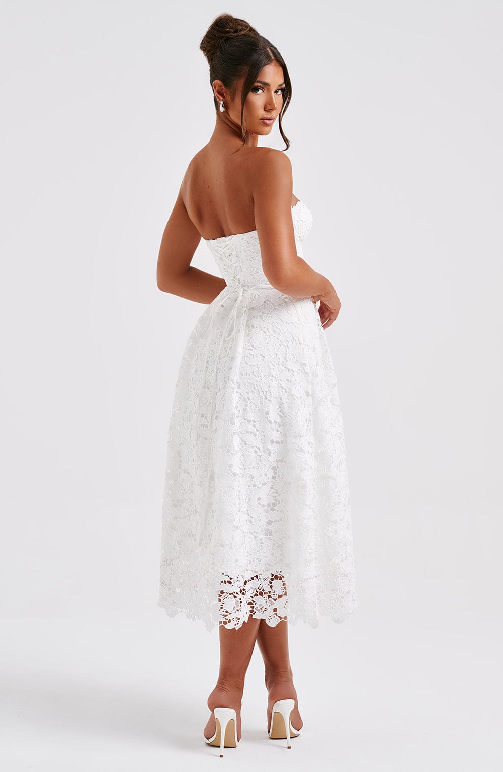 Vestido Midi Ishani - Marfil