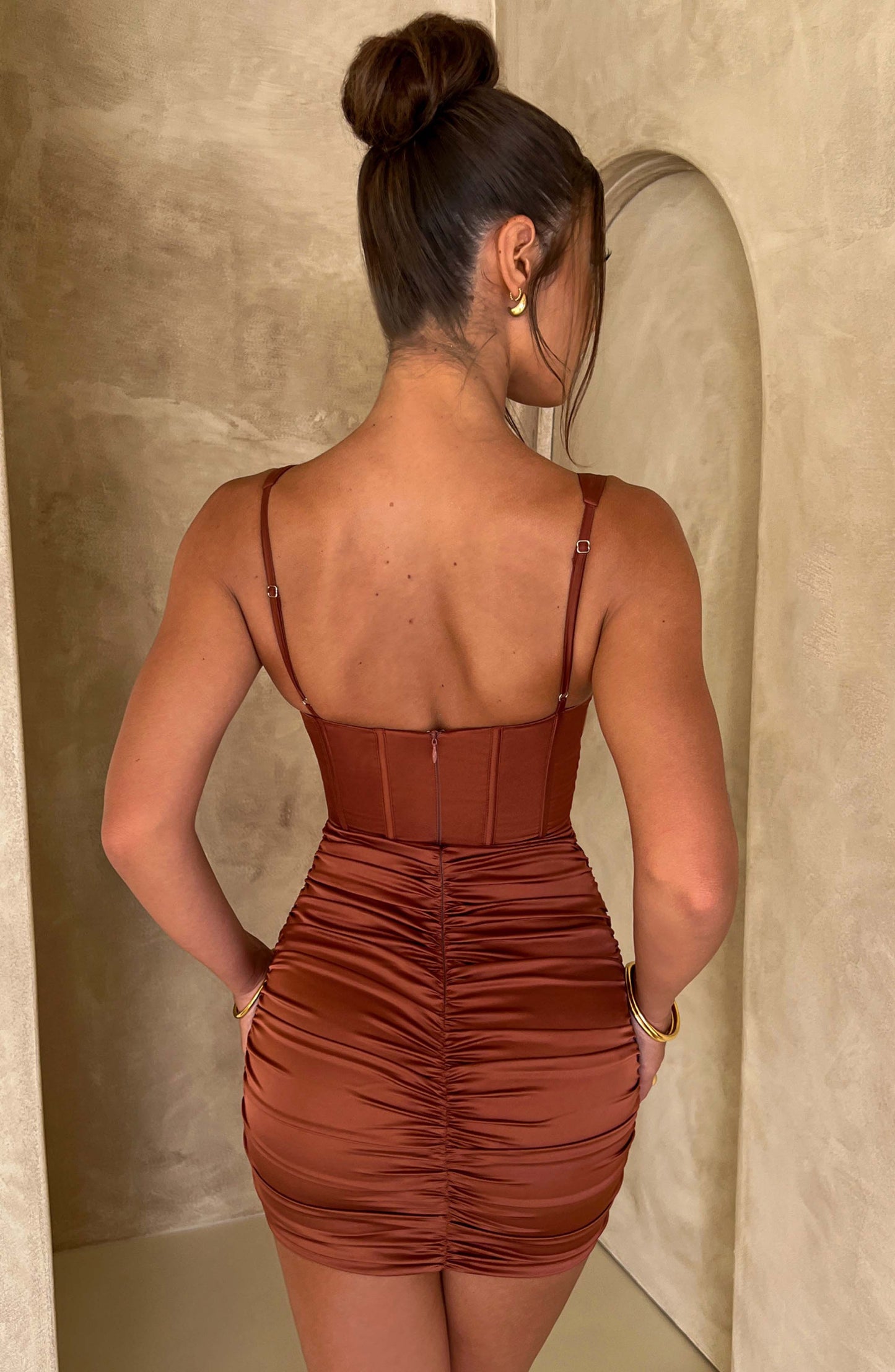 Vestido Mini Izabella - Óxido