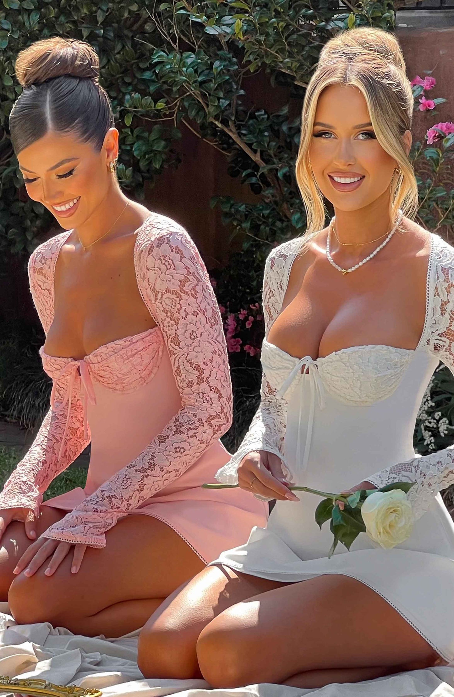 Vestido Mini Jacinta - Rosa Claro