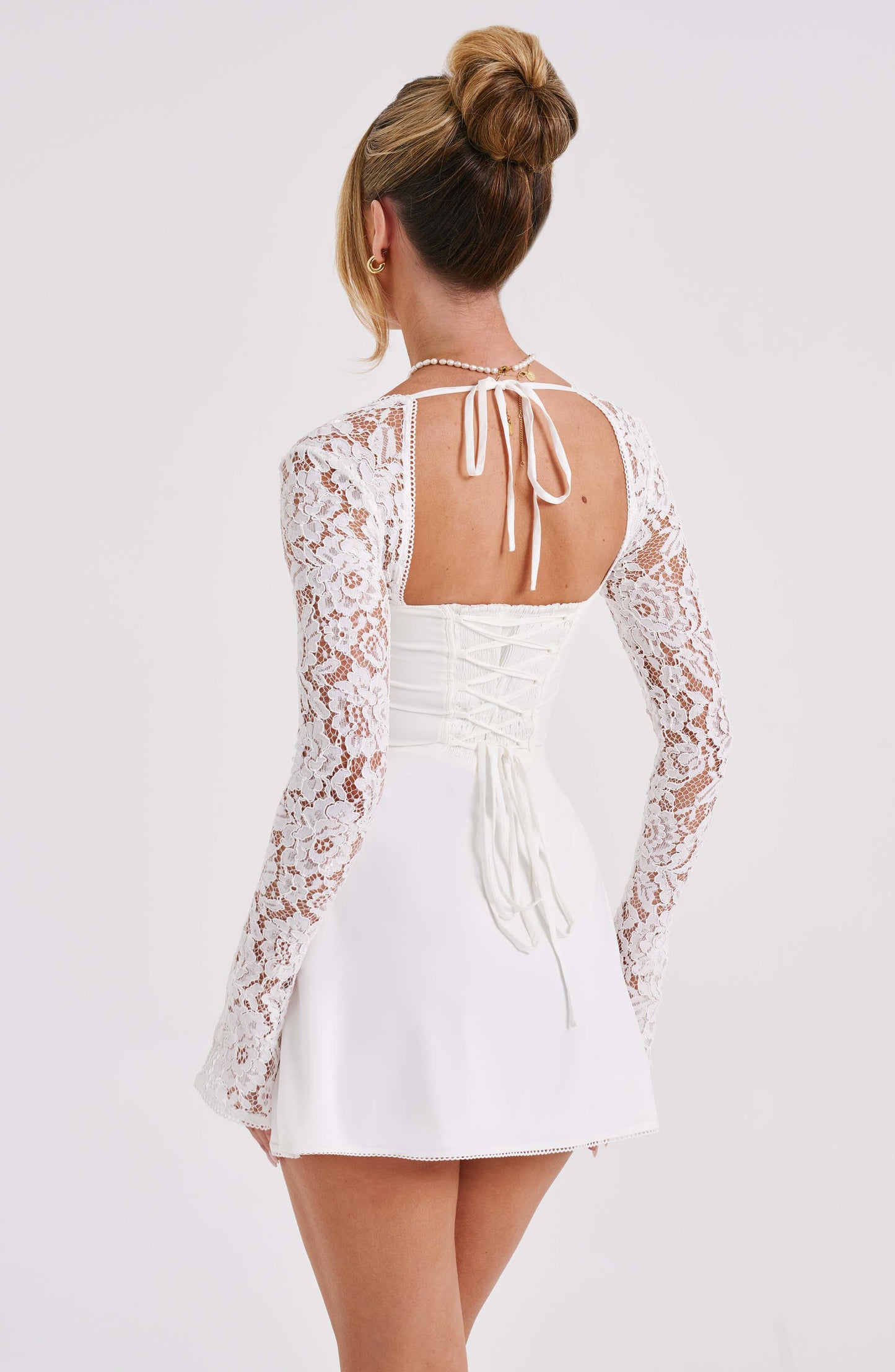Vestido Mini Jacinta - Marfil