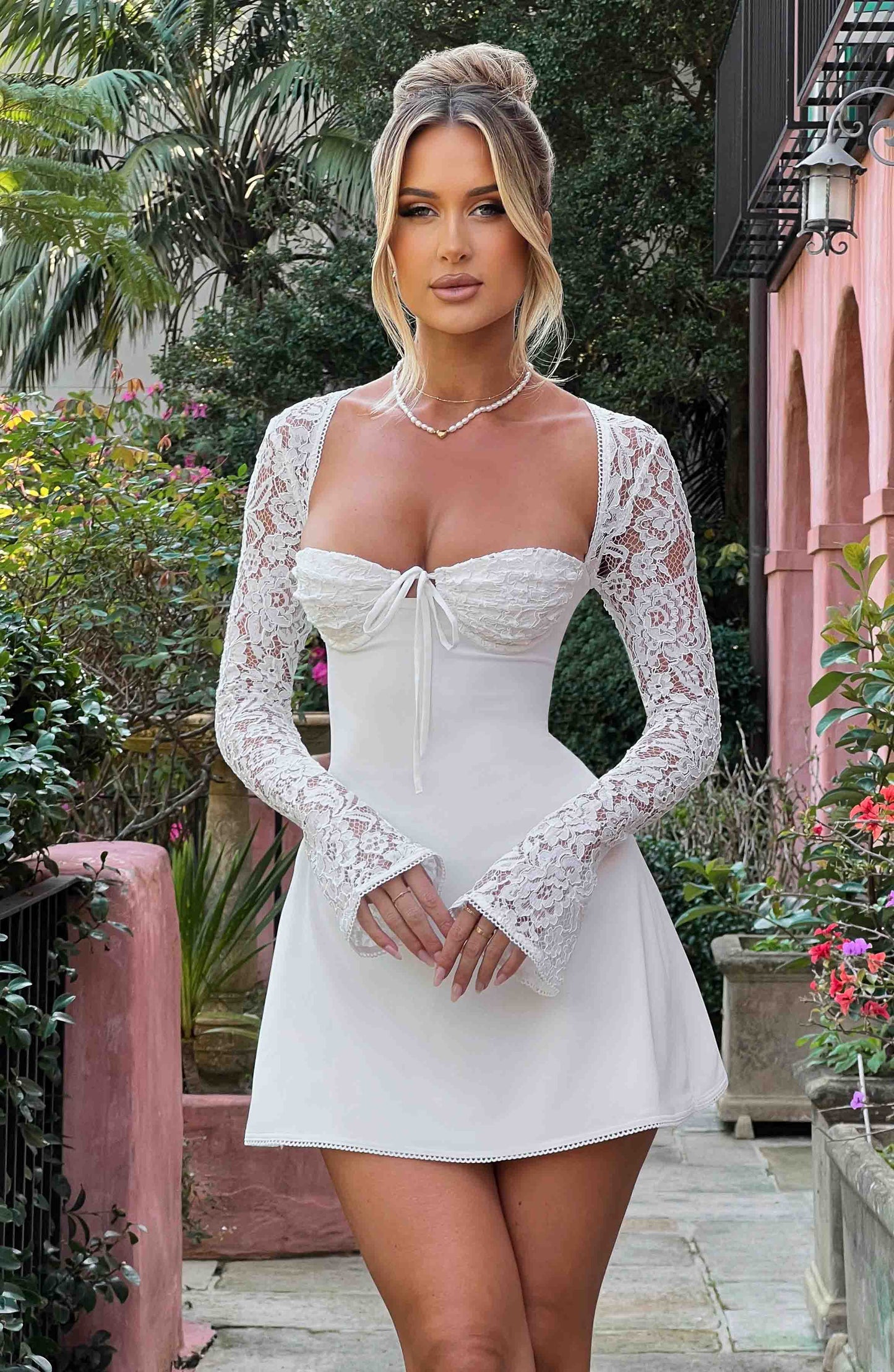Vestido Mini Jacinta - Marfil