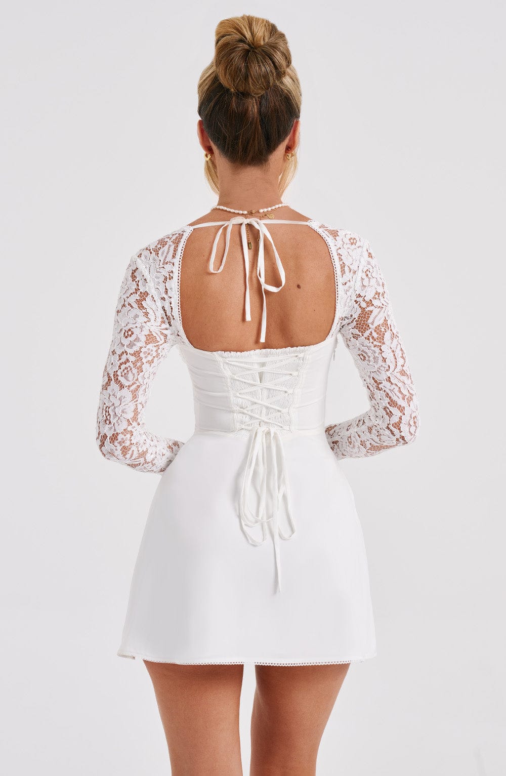 Vestido Mini Jacinta - Marfil