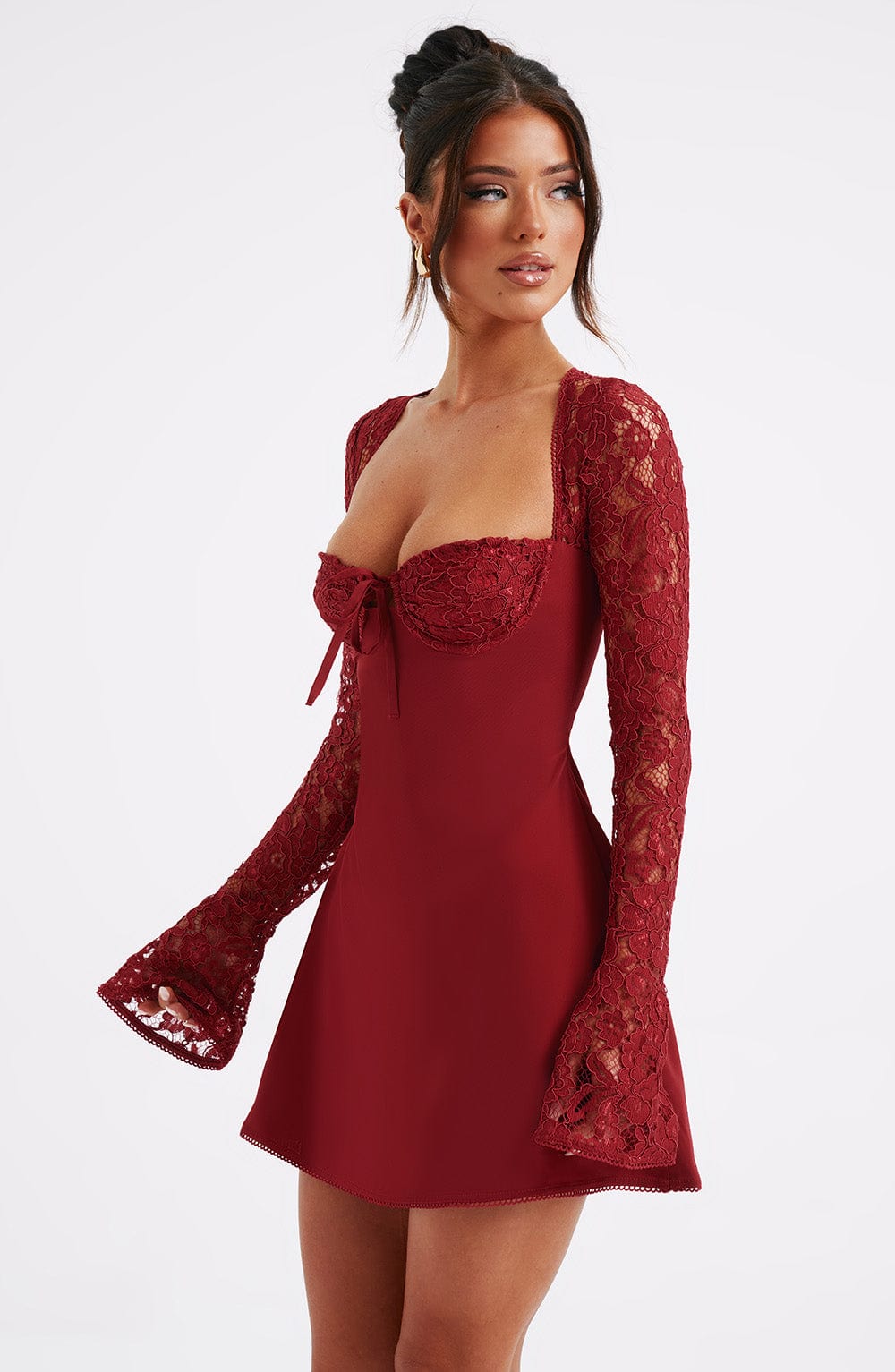 Vestido Mini Jacinta - Rojo