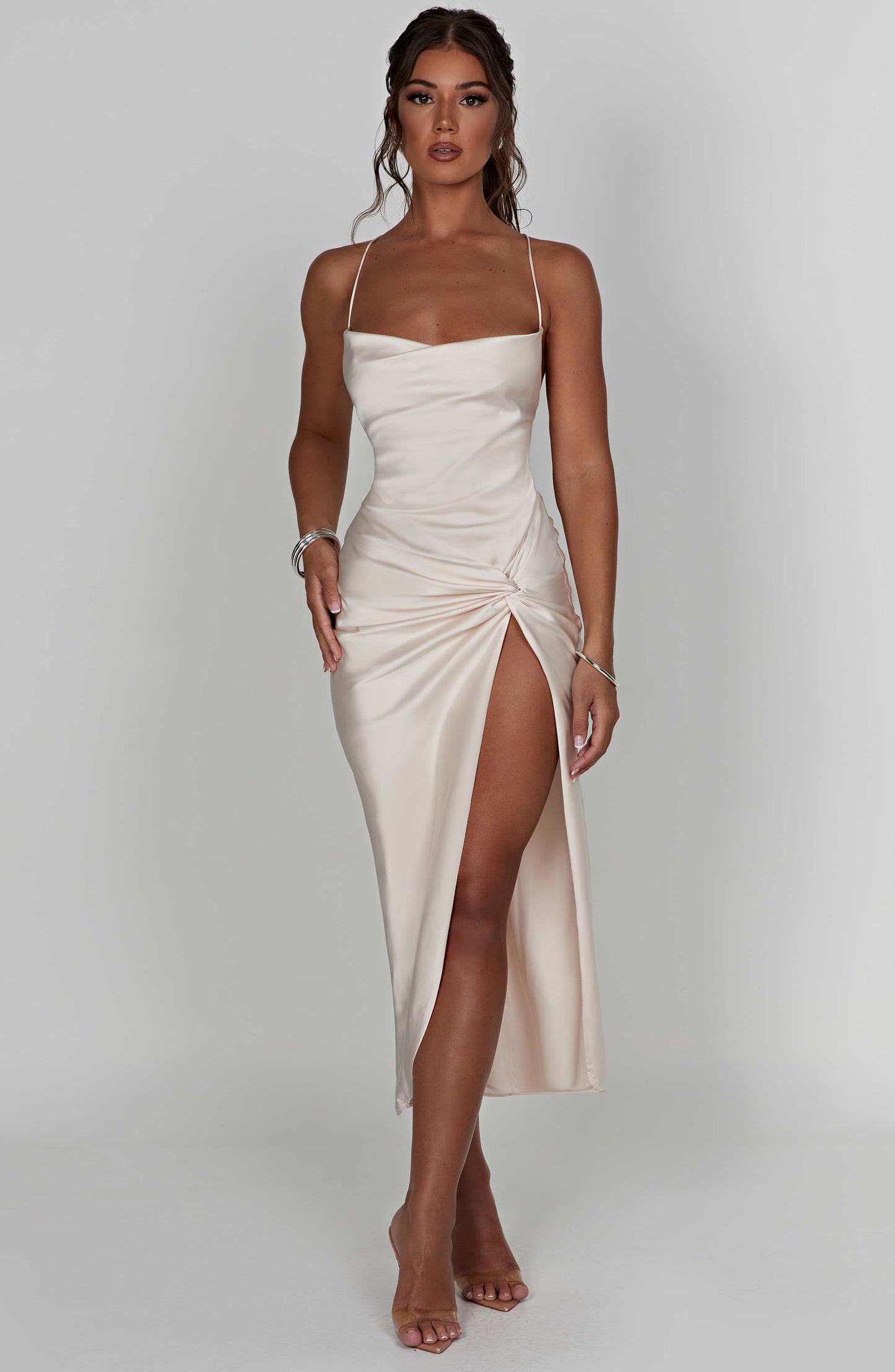 Vestido Midi Jaida - Marfil