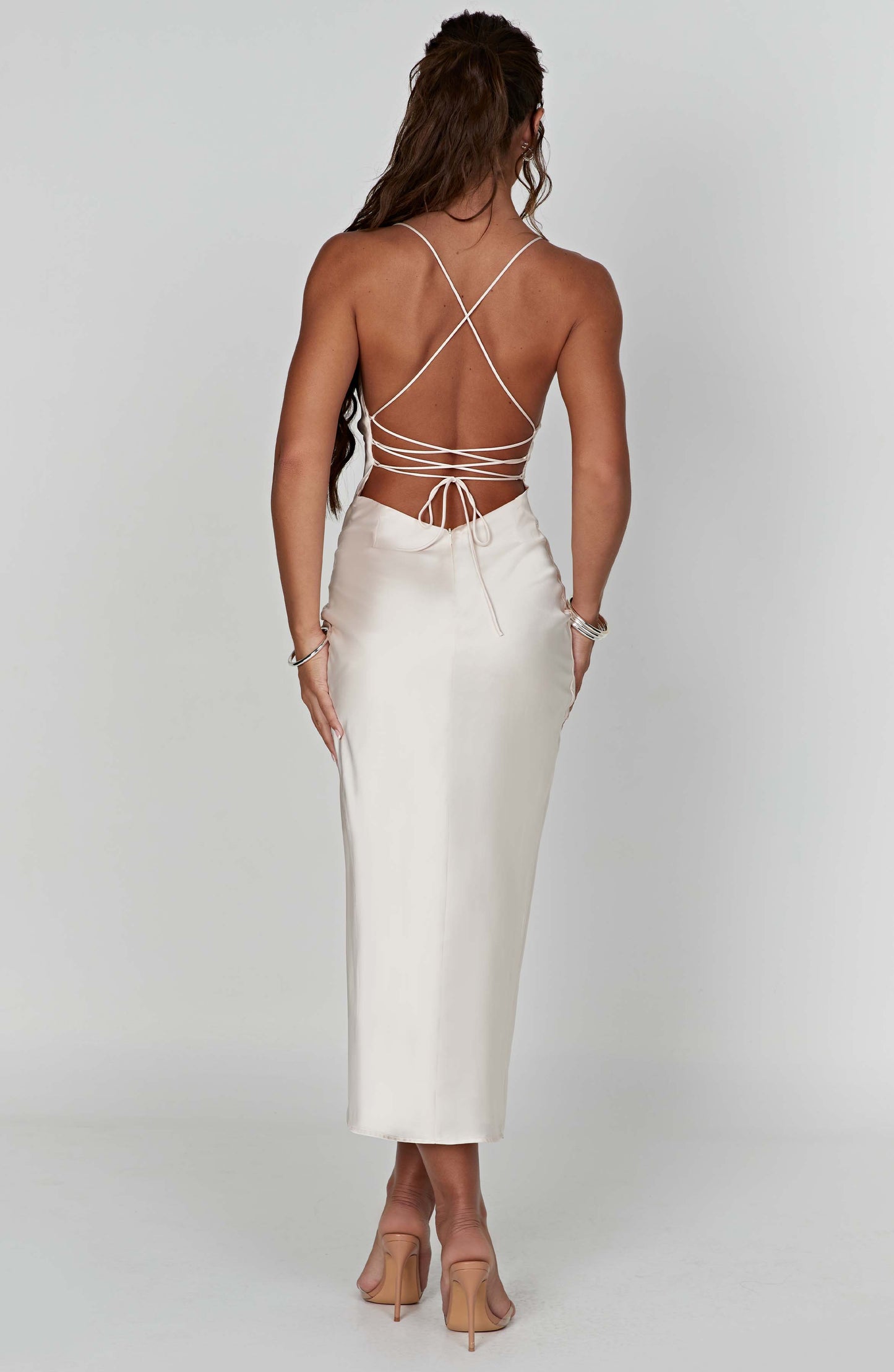 Vestido Midi Jaida - Marfil