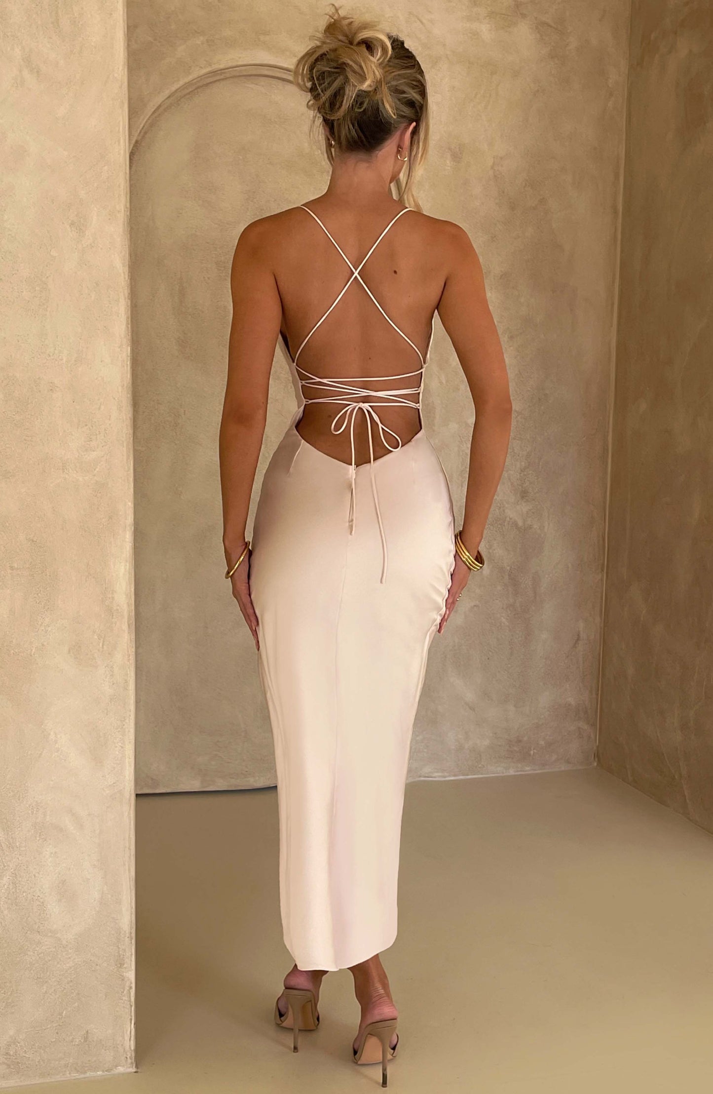 Vestido Midi Jaida - Marfil