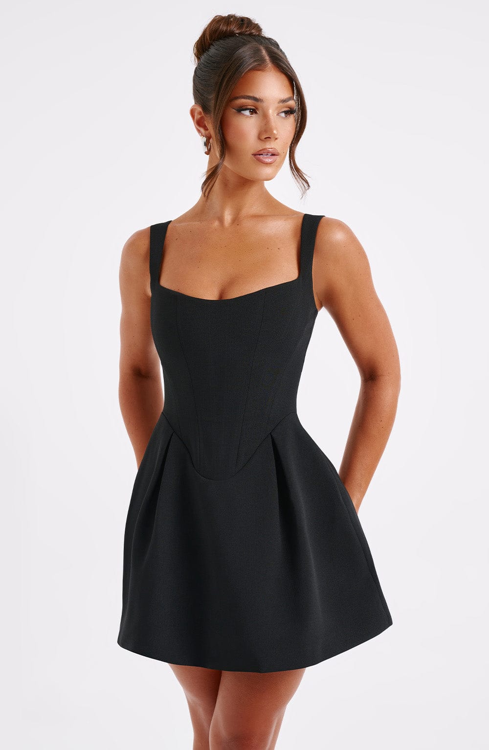 Vestido Mini Janiyah - Negro