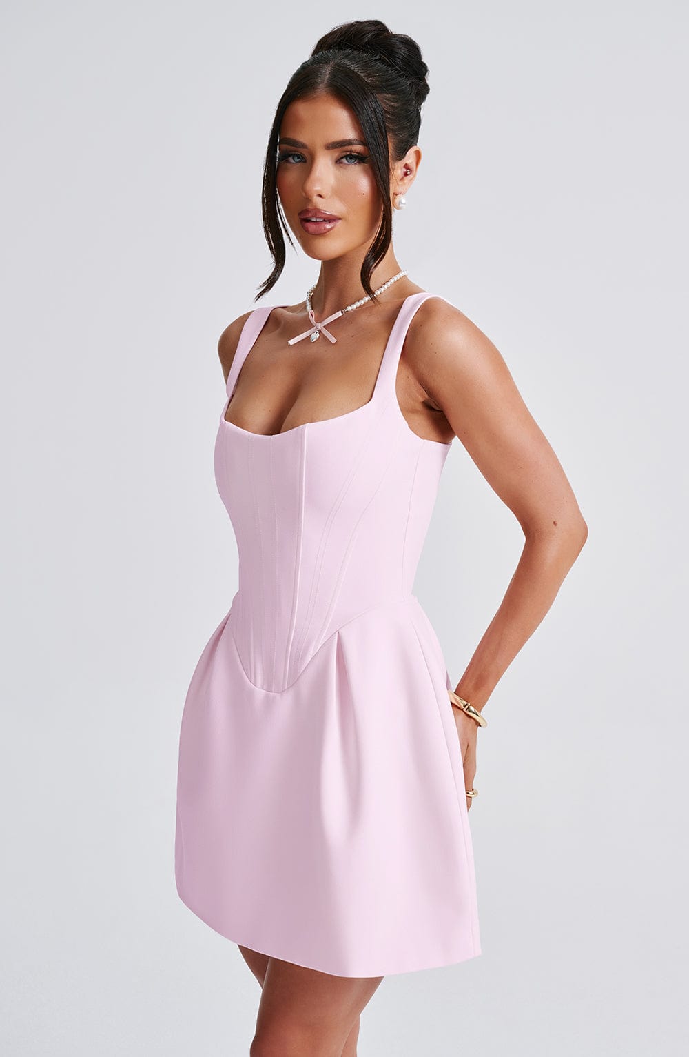 Vestido Mini Janiyah - Rosa