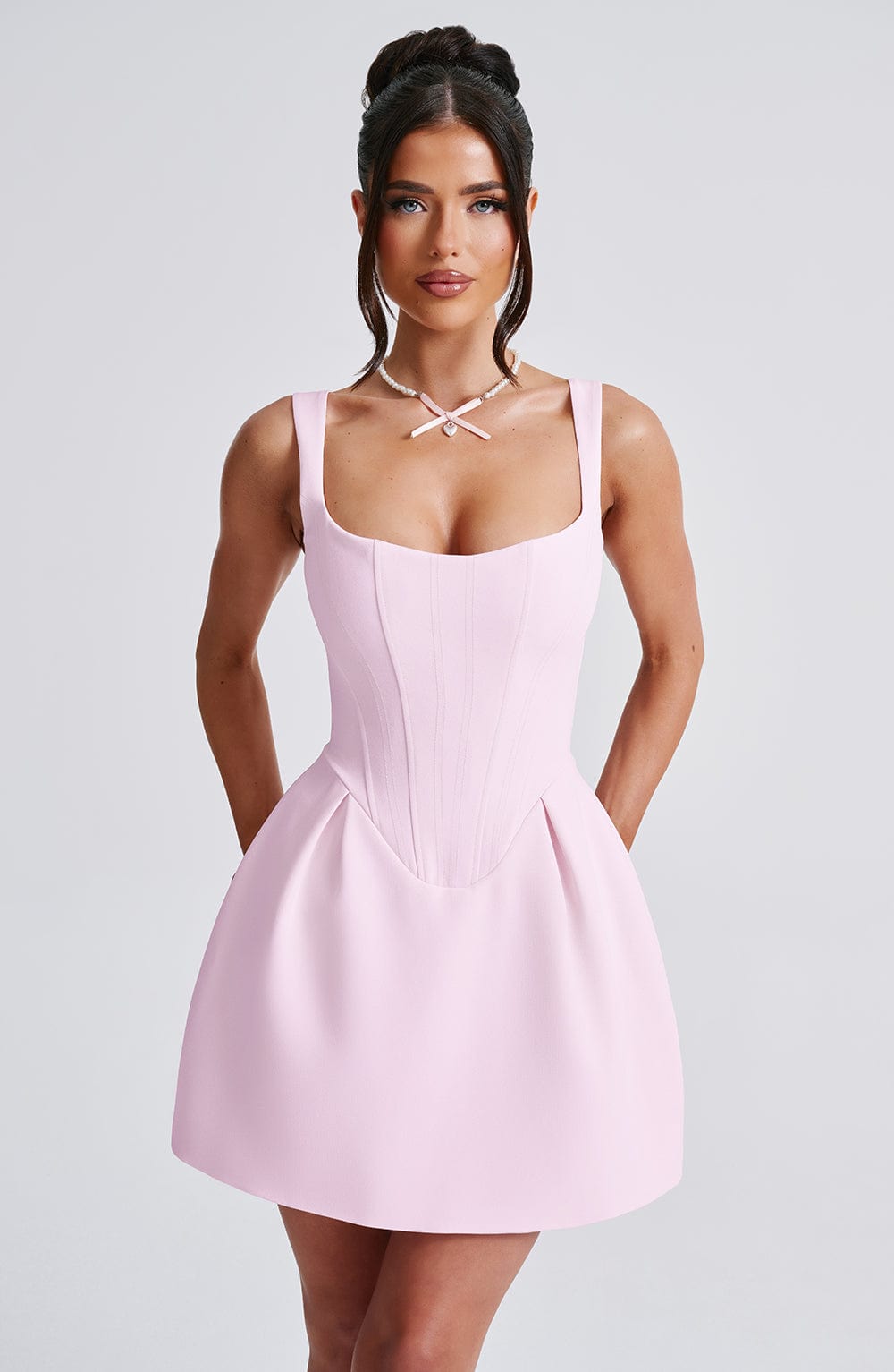 Vestido Mini Janiyah - Rosa