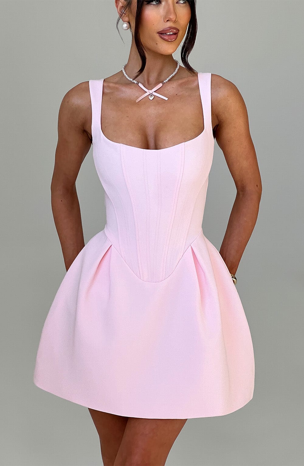 Vestido Mini Janiyah - Rosa