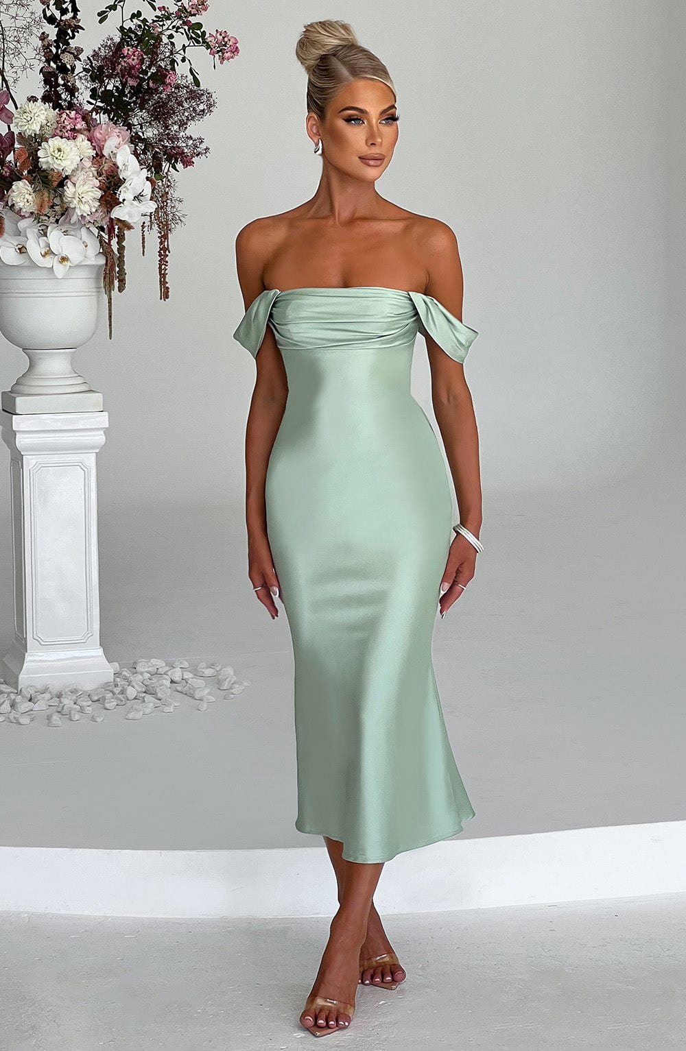 Vestido Midi Jennifer - Menta