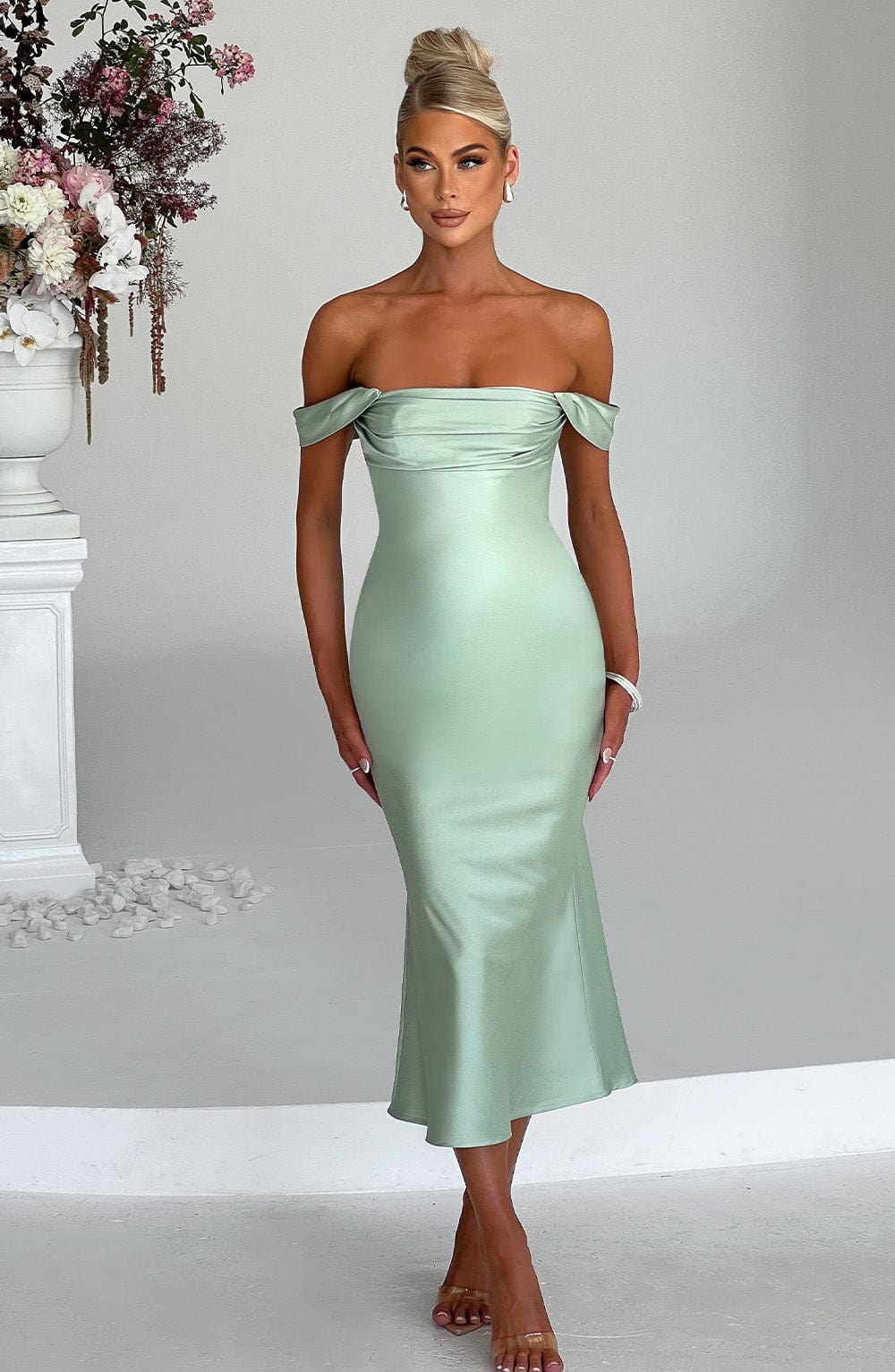 Vestido Midi Jennifer - Menta