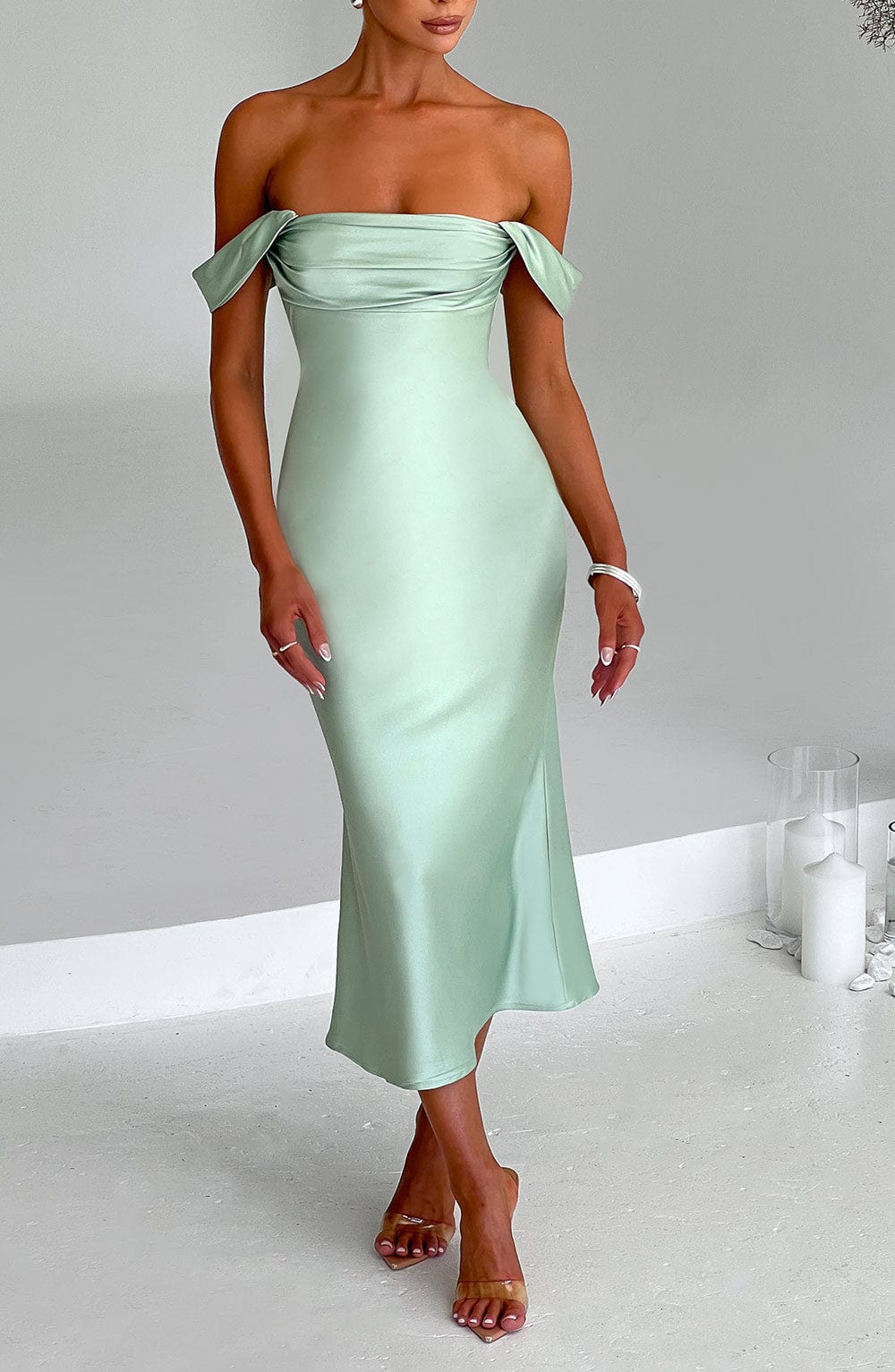 Vestido Midi Jennifer - Menta