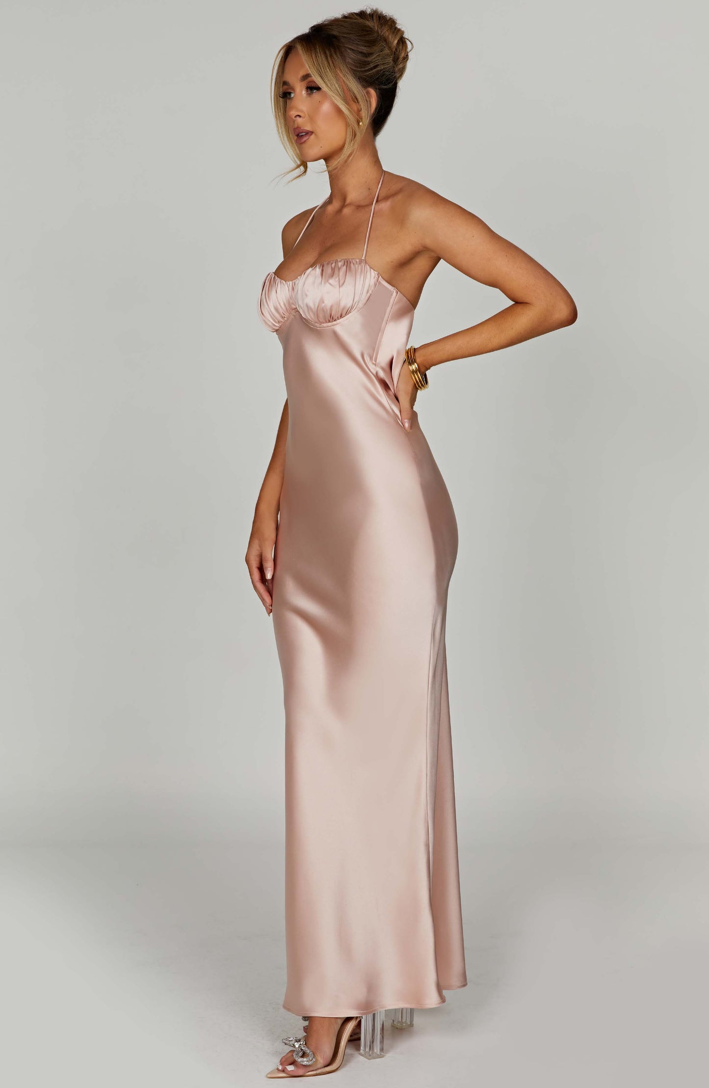 Vestido Maxi Kali - Rosa