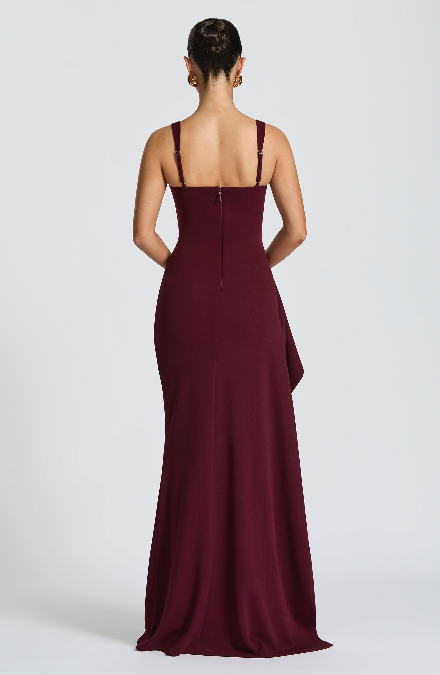 Vestido Maxi Katana - Laca de Cereza