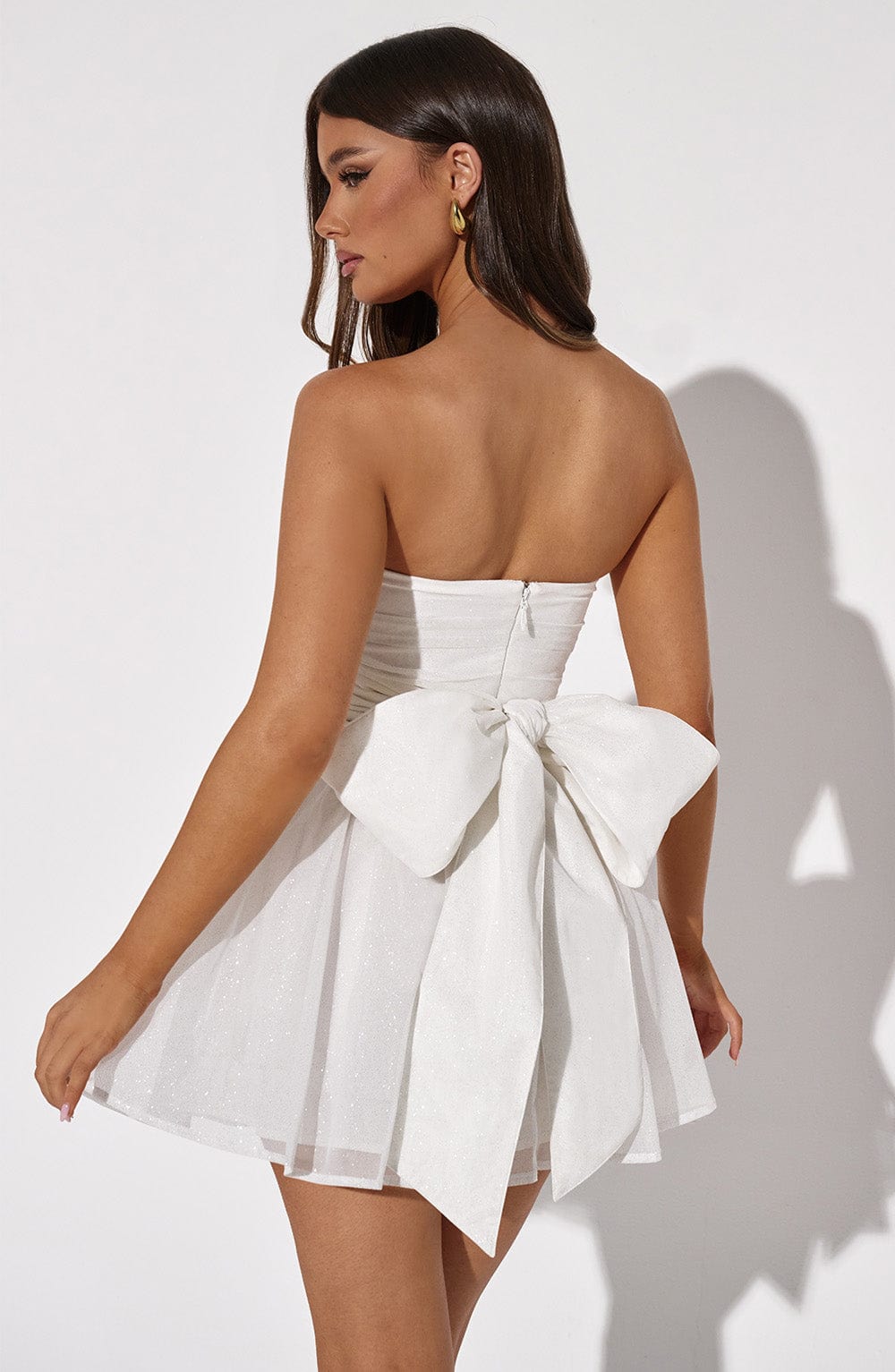Vestido Mini Katrina - Brillo Marfil