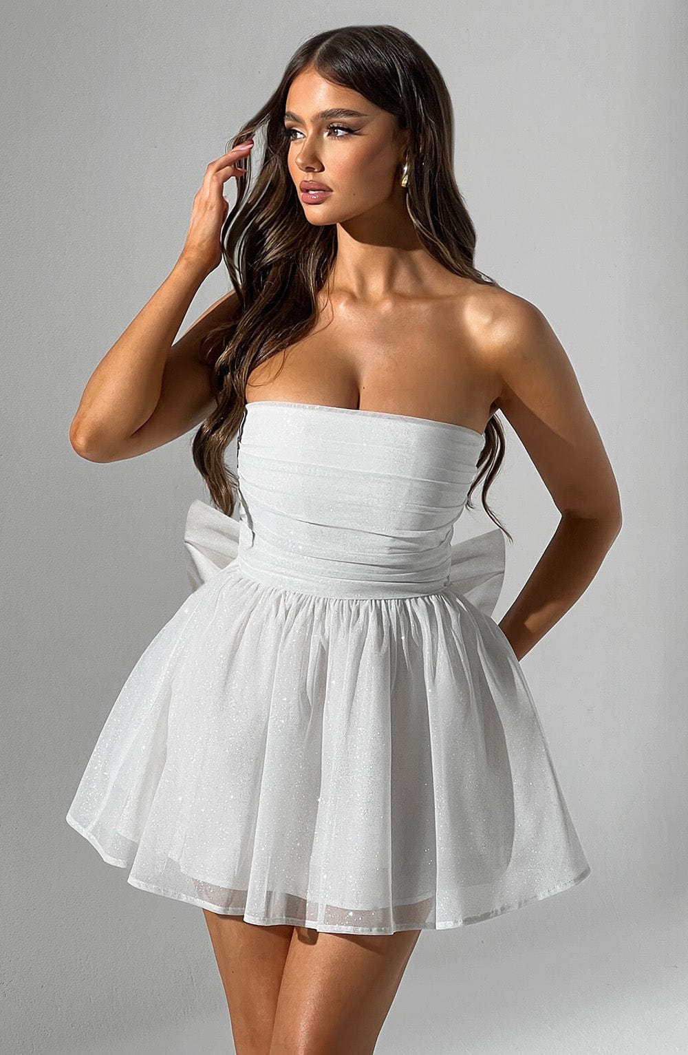 Vestido Mini Katrina - Brillo Marfil