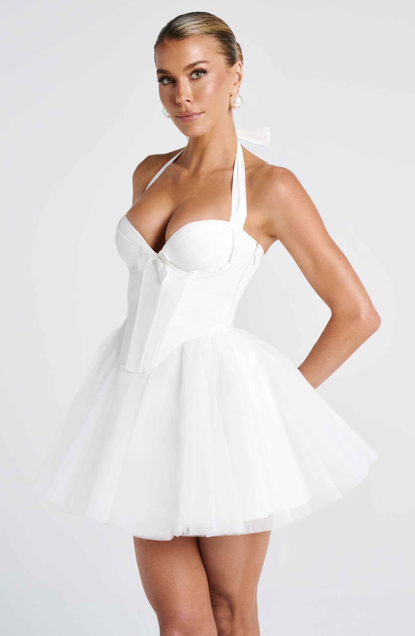 Vestido Mini Keely - Marfil